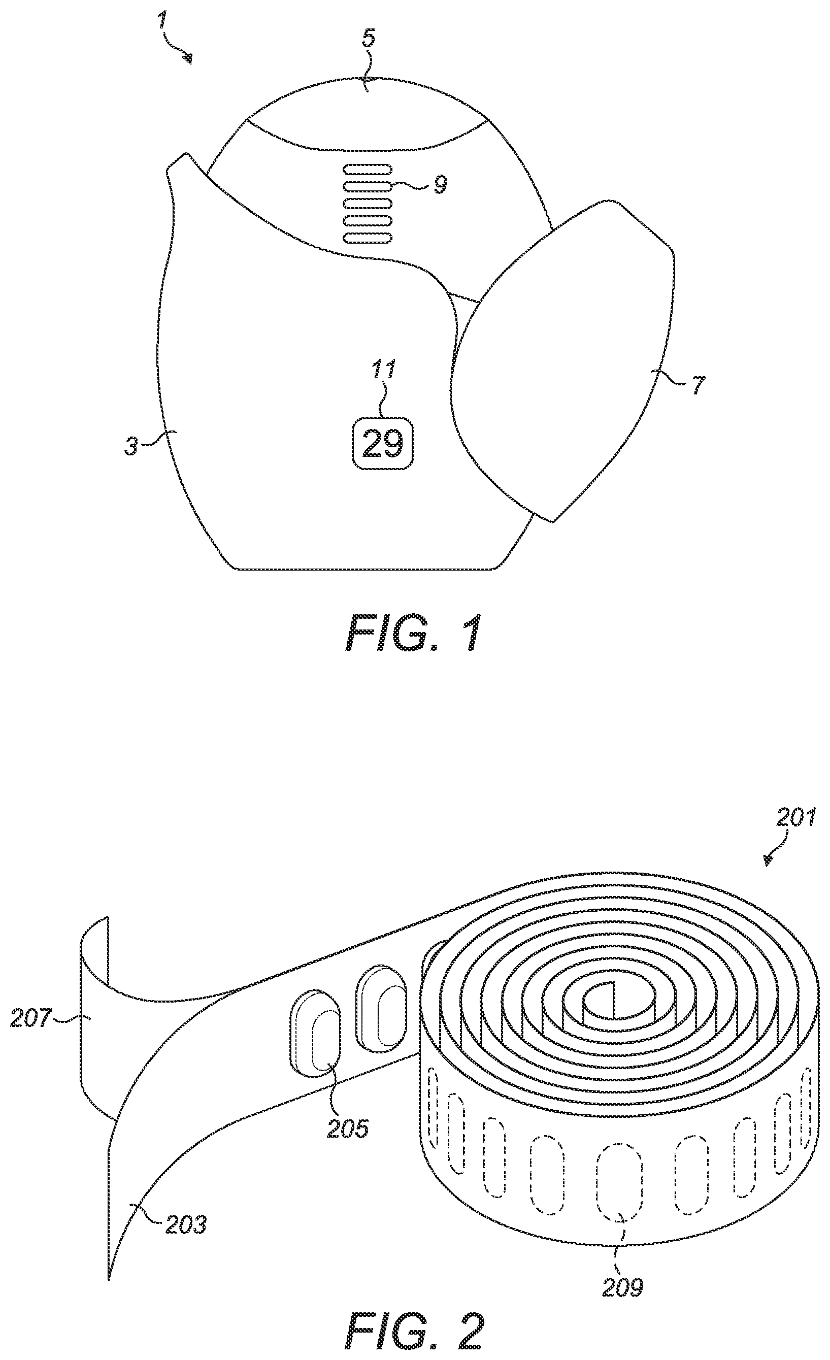 Patent US11779715 Figure 1 – Dry powder medicament inhaler