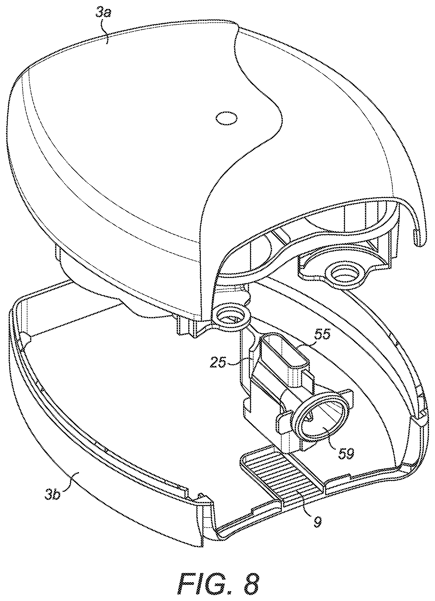 Patent US11779715 Figure 7 – Dry powder medicament inhaler