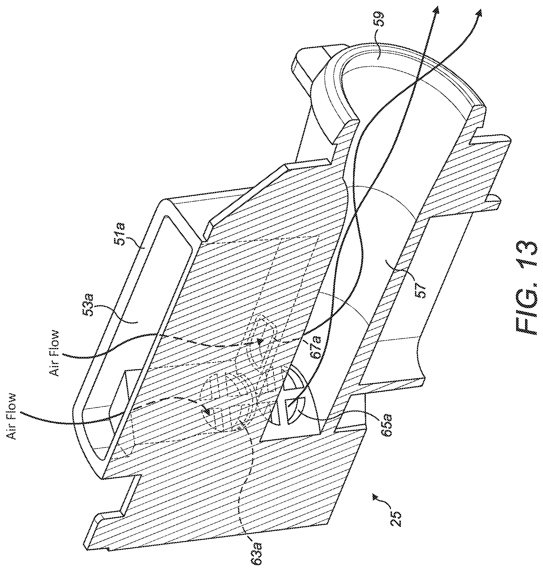 Patent US11779715 Figure 12 – Dry powder medicament inhaler