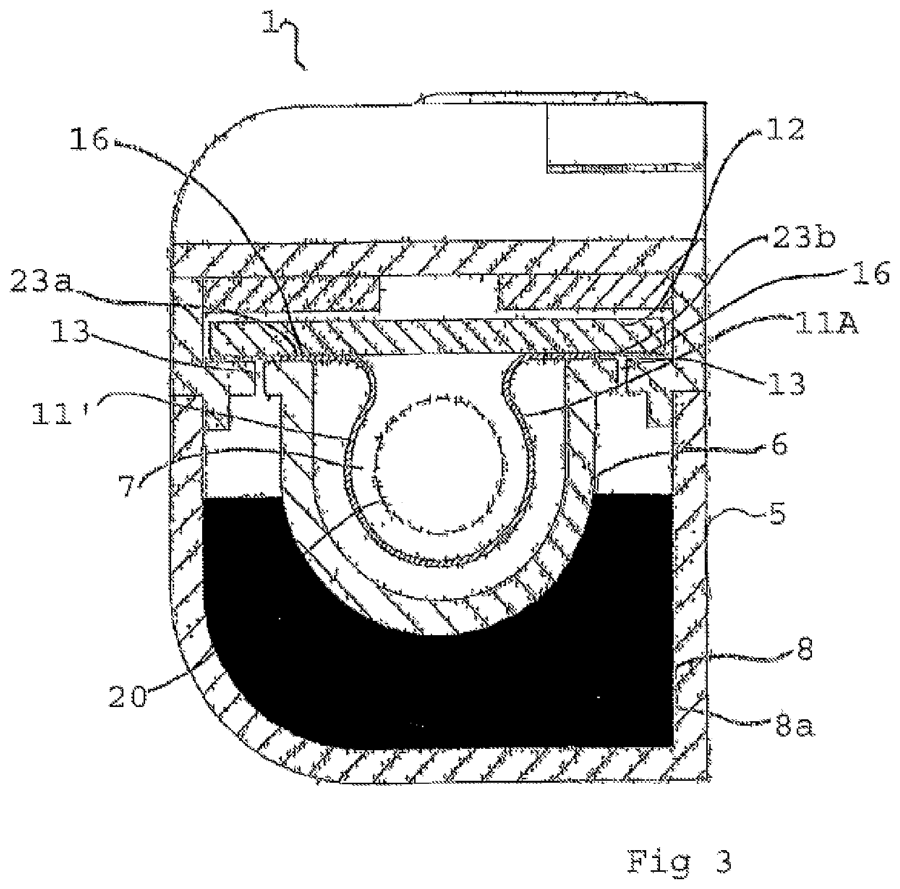 Patent US11779718 Figure 3 – Aerosol forming component