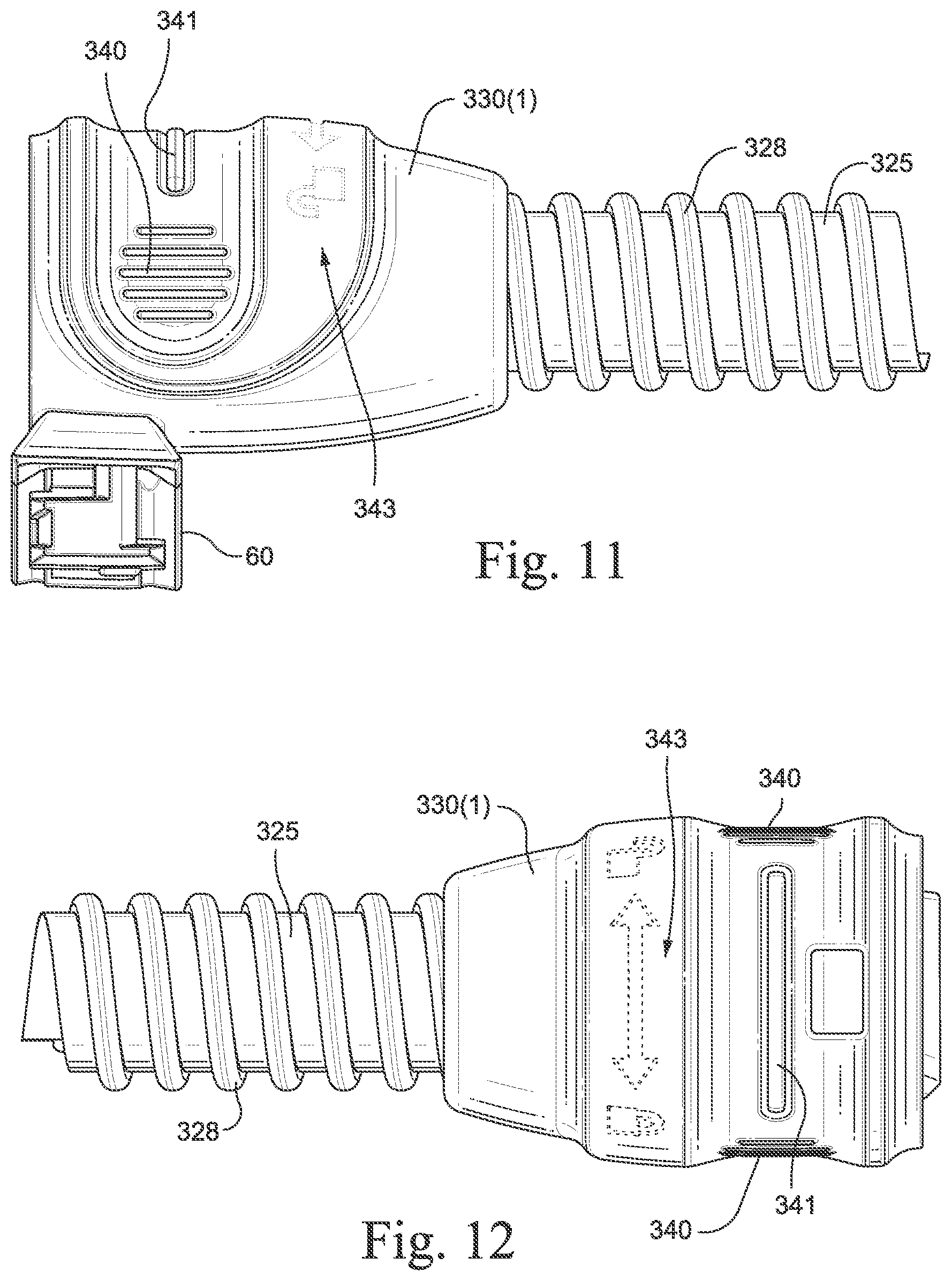 Patent US11779719 Figure 8 – Wire heated tube with temperature control system for humidifier for respiratory apparatus