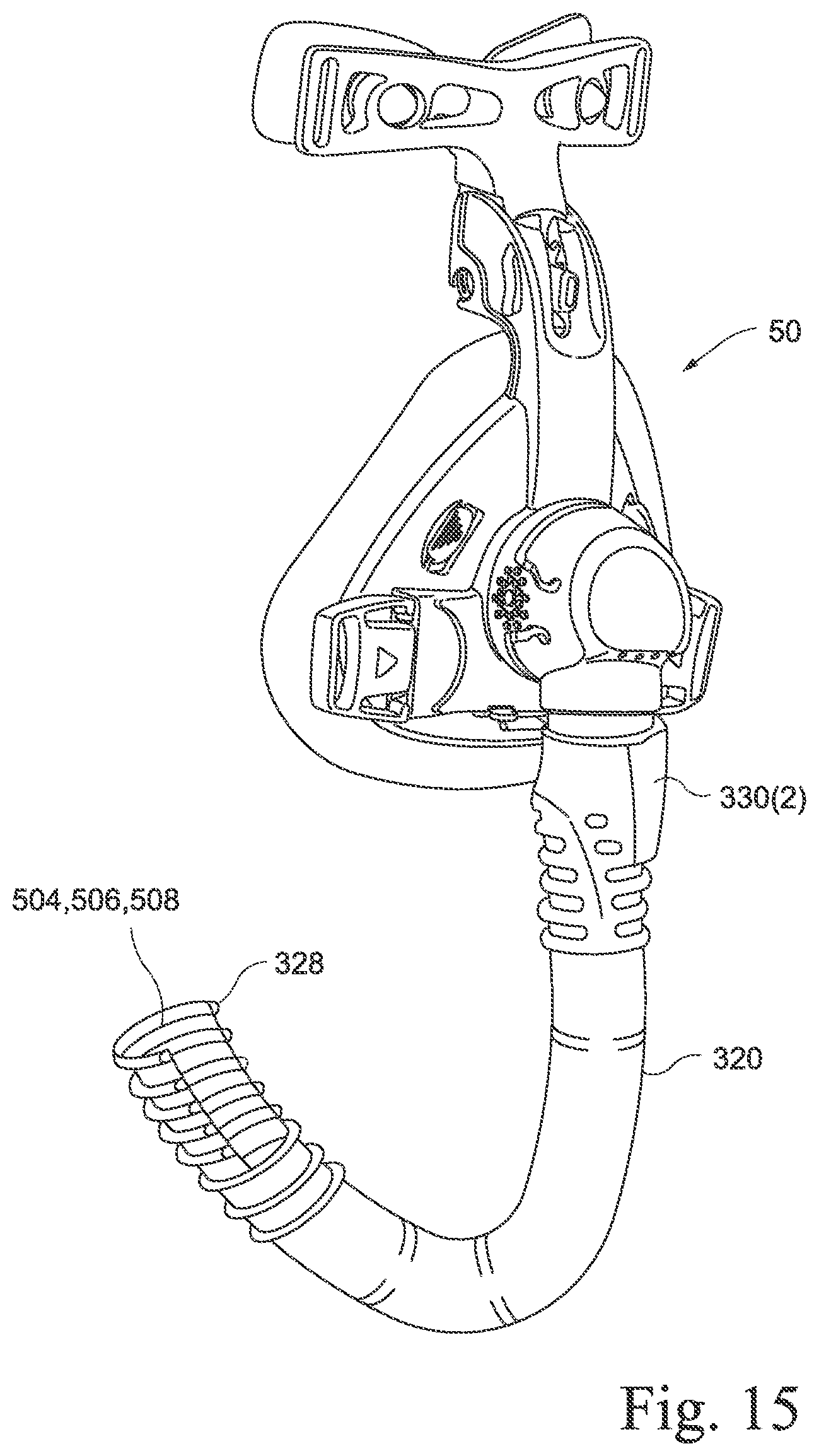 Patent US11779719 Figure 10 – Wire heated tube with temperature control system for humidifier for respiratory apparatus