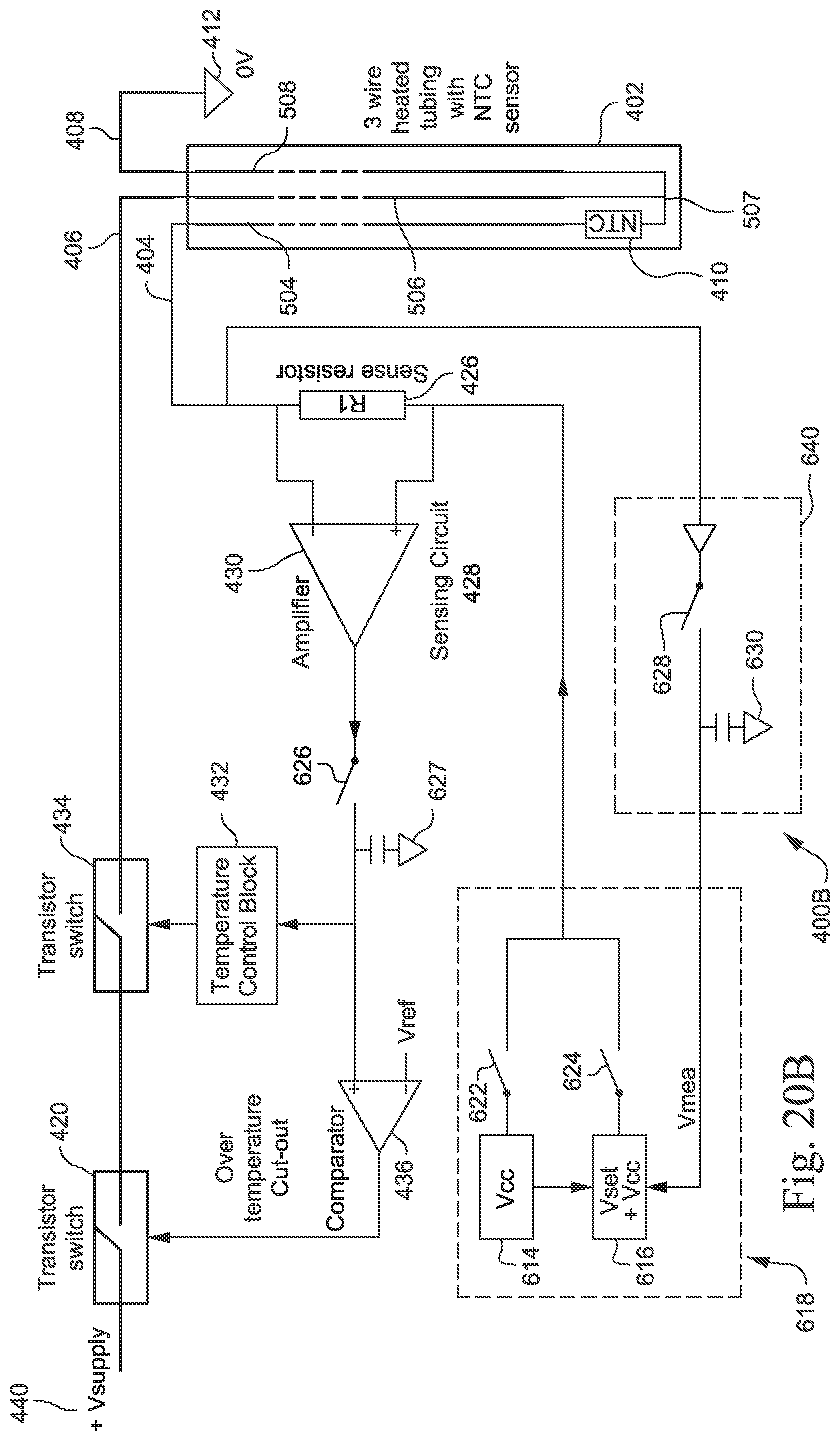 Patent US11779719 Figure 16 – Wire heated tube with temperature control system for humidifier for respiratory apparatus