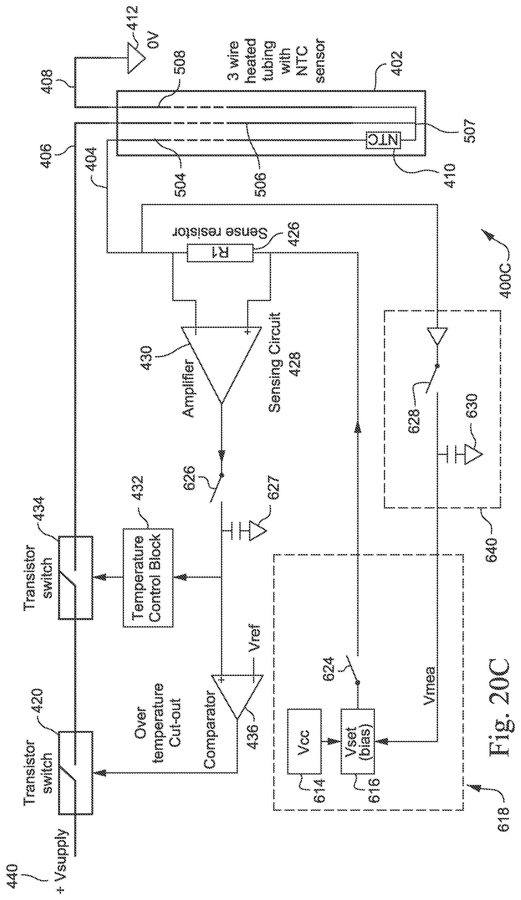 Patent US11779719 Figure 17 – Wire heated tube with temperature control system for humidifier for respiratory apparatus