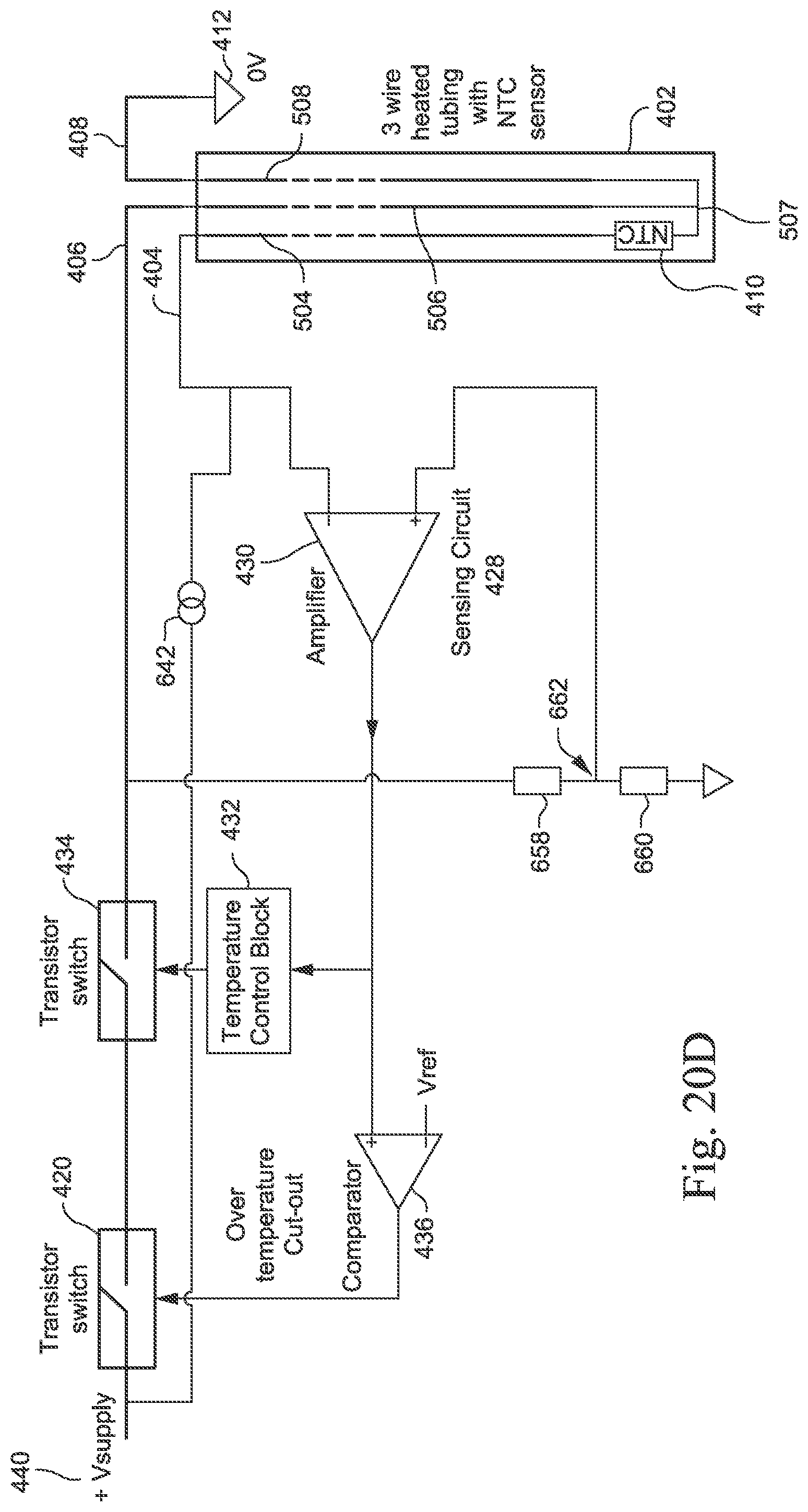 Patent US11779719 Figure 18 – Wire heated tube with temperature control system for humidifier for respiratory apparatus