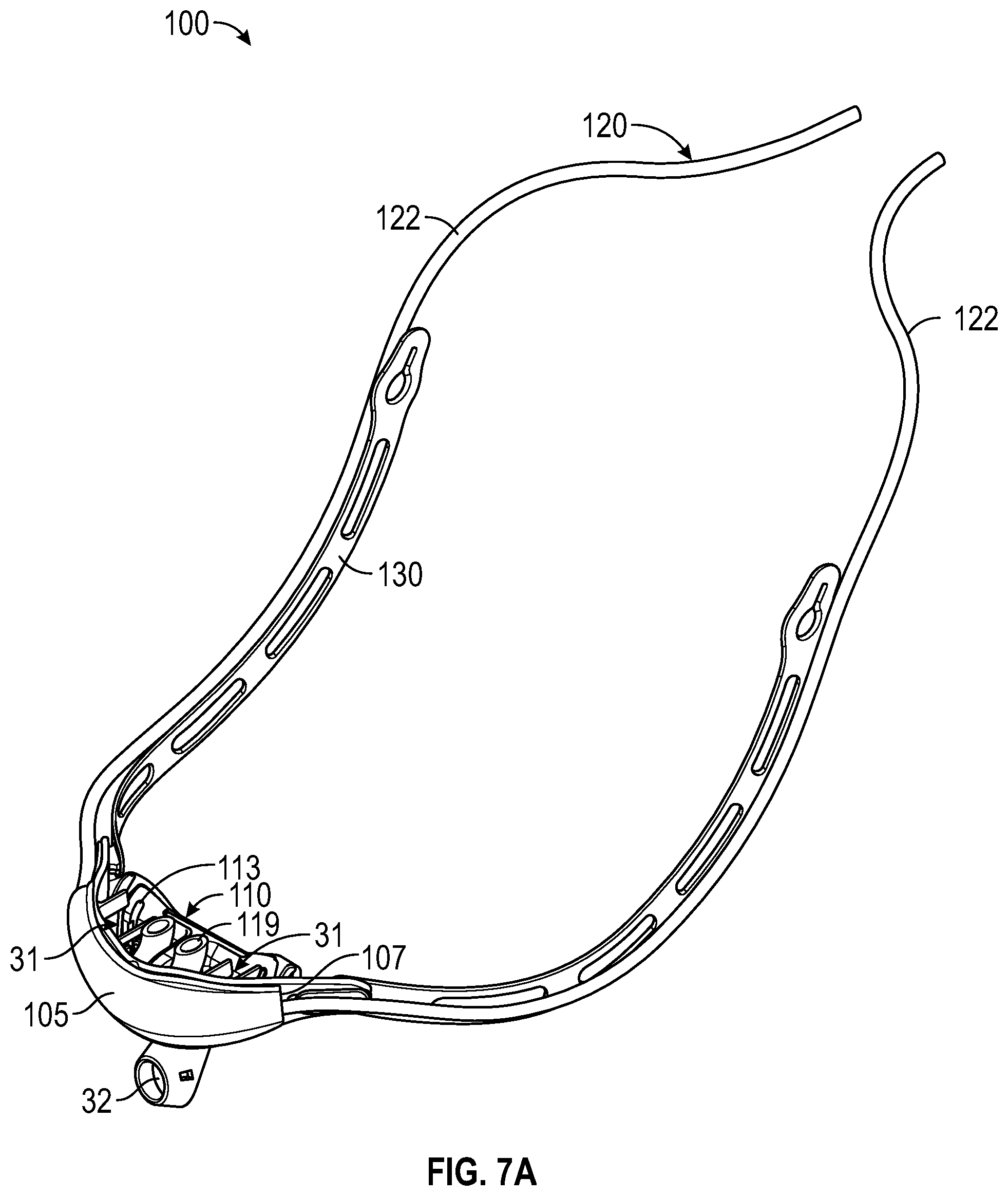 Patent US11779724 Figure 4 – Respiration sensor attachment device