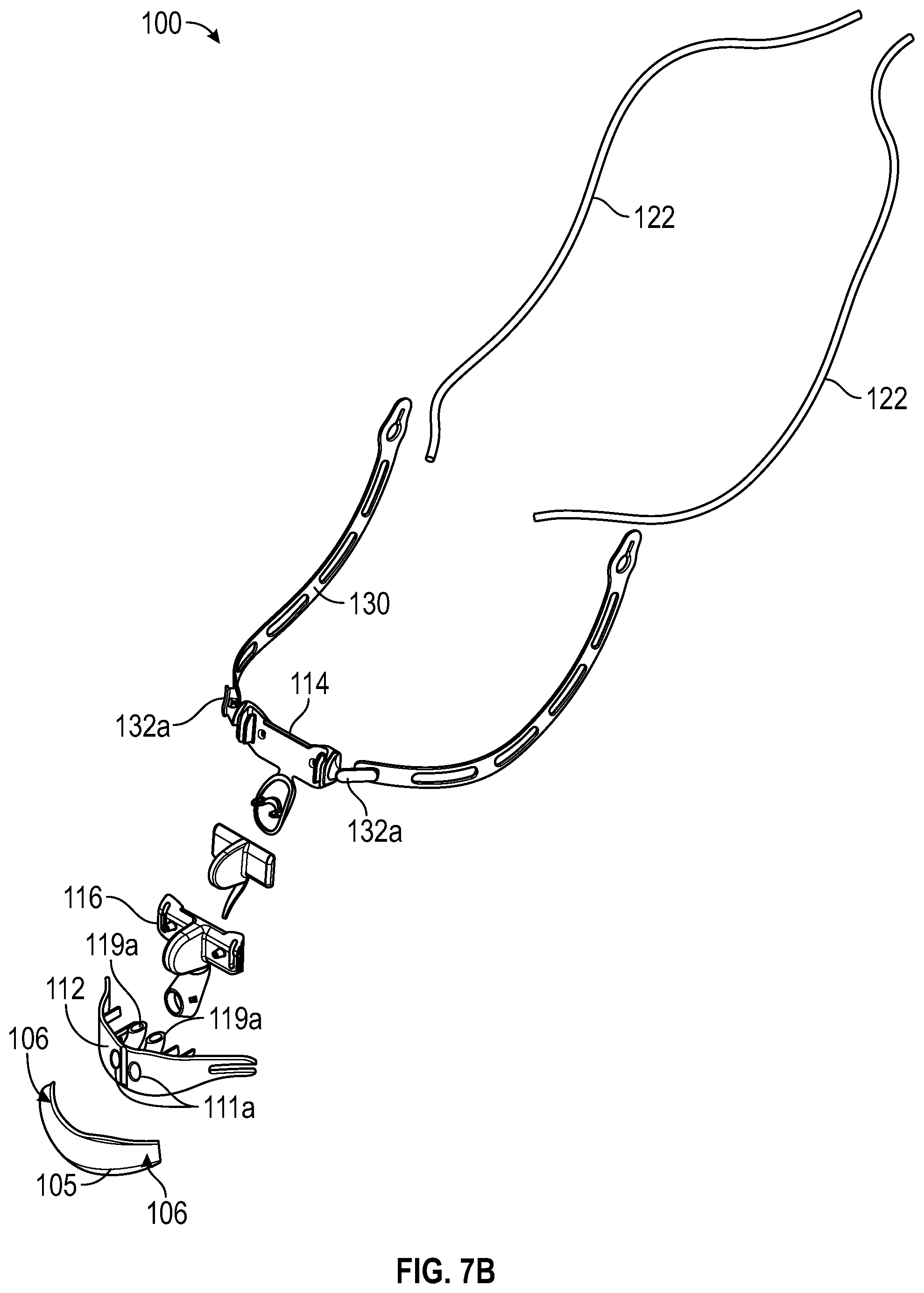 Patent US11779724 Figure 5 – Respiration sensor attachment device