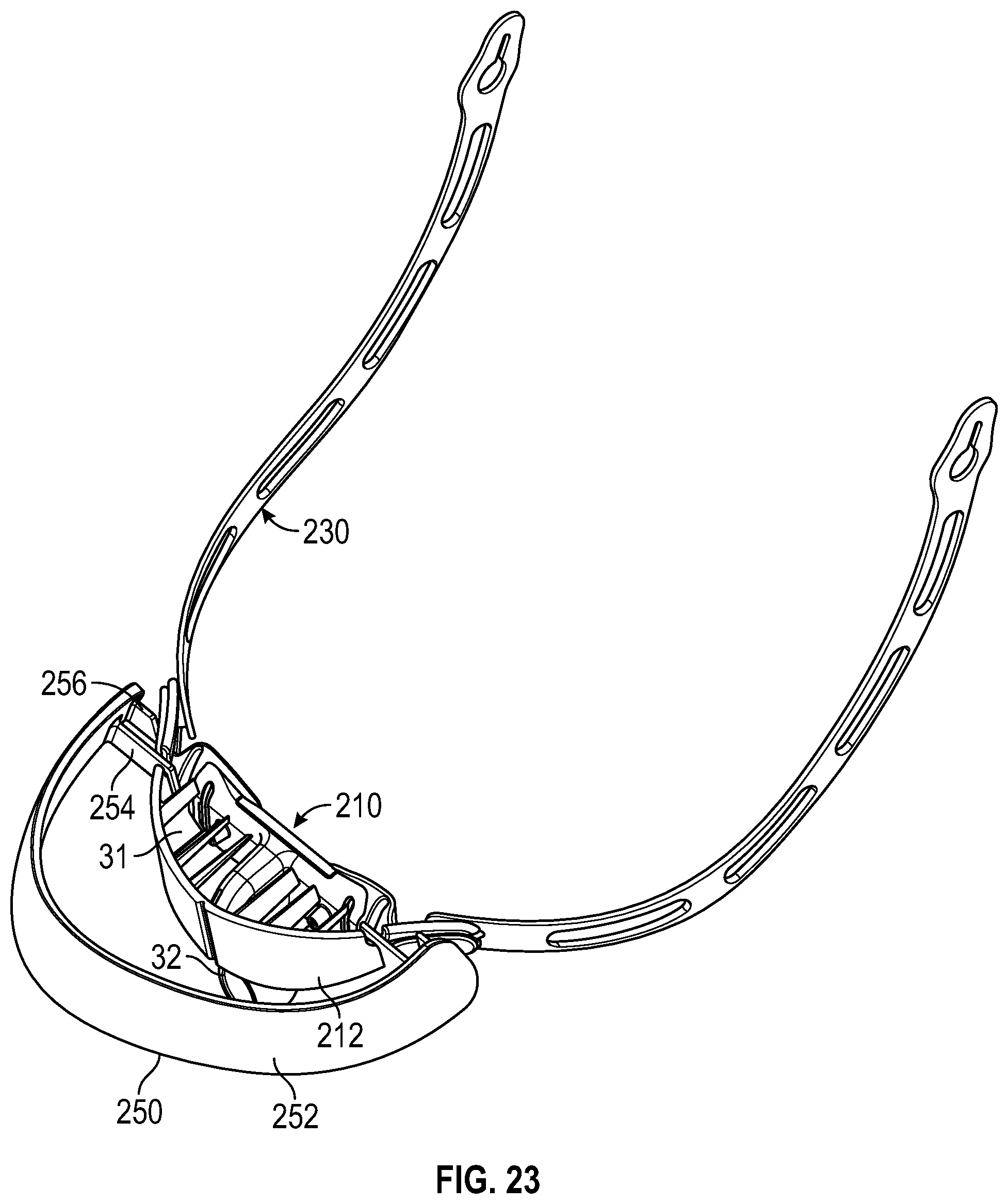Patent US11779724 Figure 20 – Respiration sensor attachment device