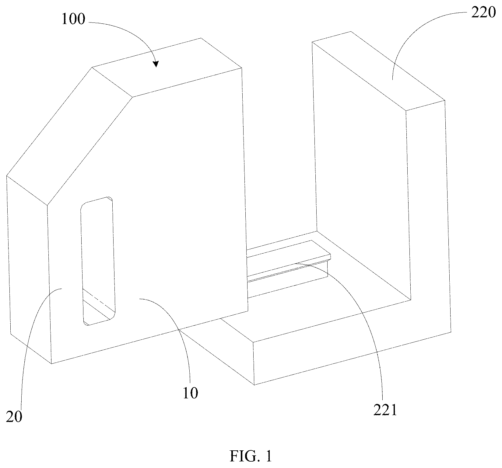 Patent US11779726 Figure 1 – Anesthetic evaporator locking structure and anesthesia machine