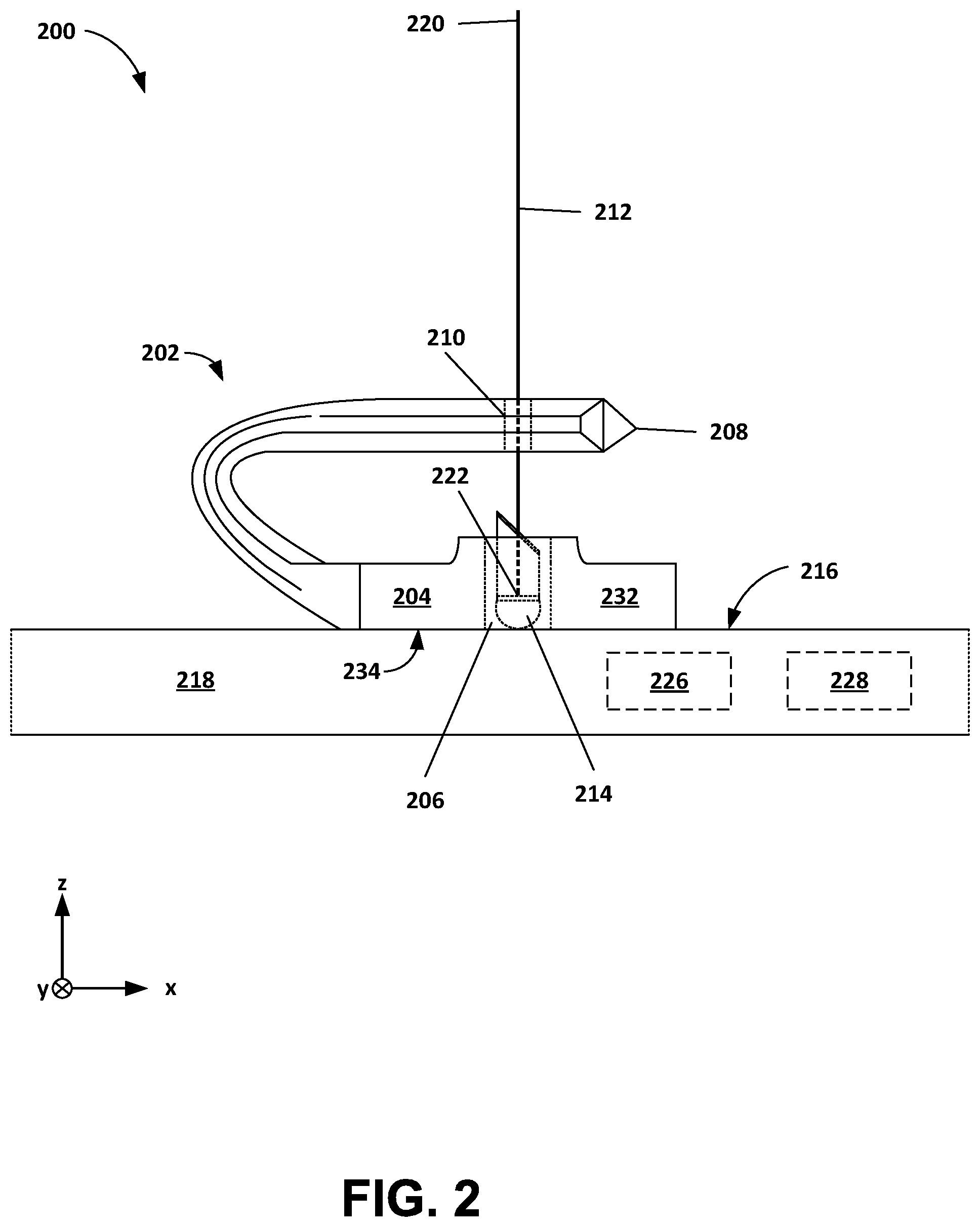 Patent US11779730 Figure 2 – Elongated medical device integrity determination
