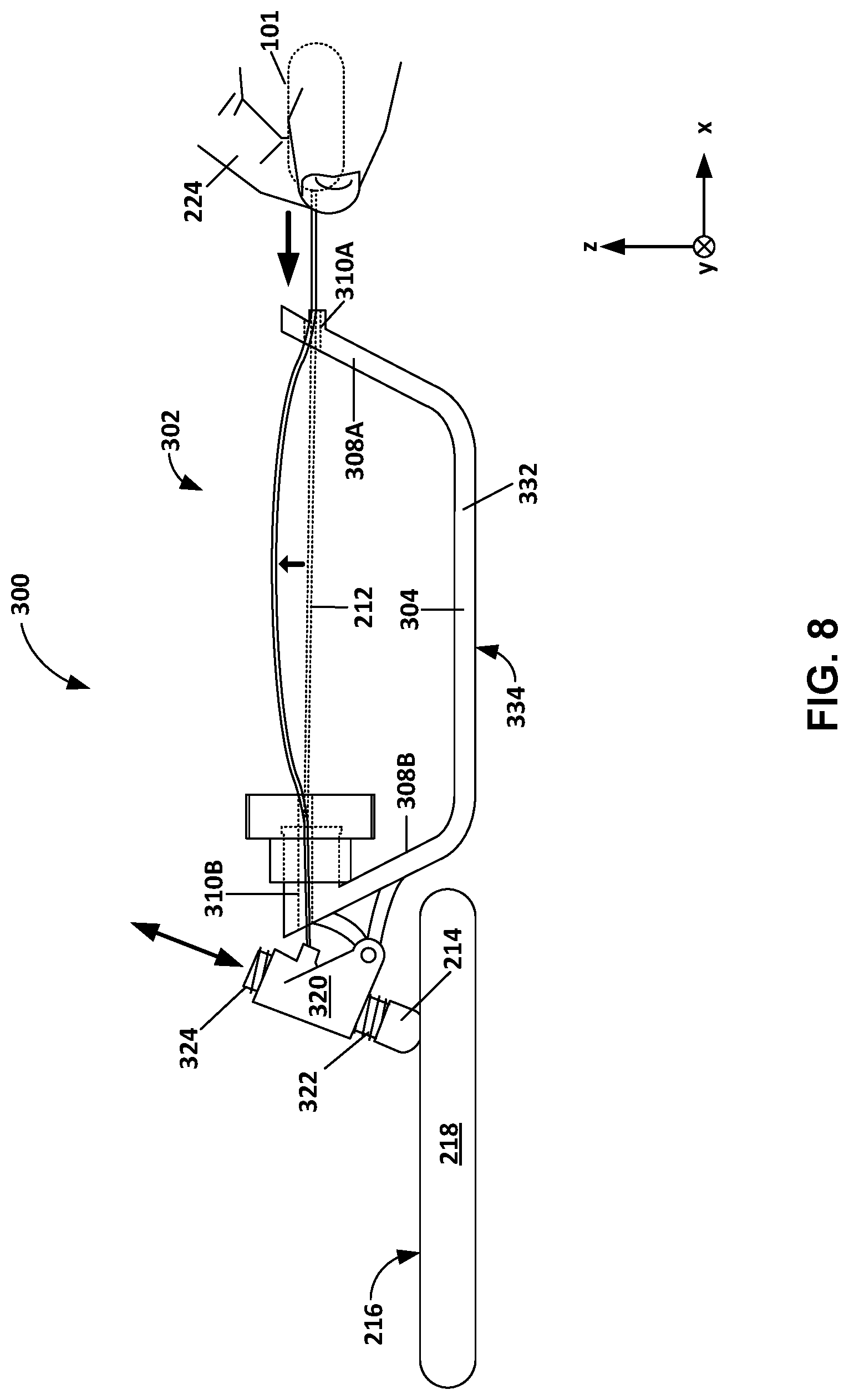 Patent US11779730 Figure 8 – Elongated medical device integrity determination