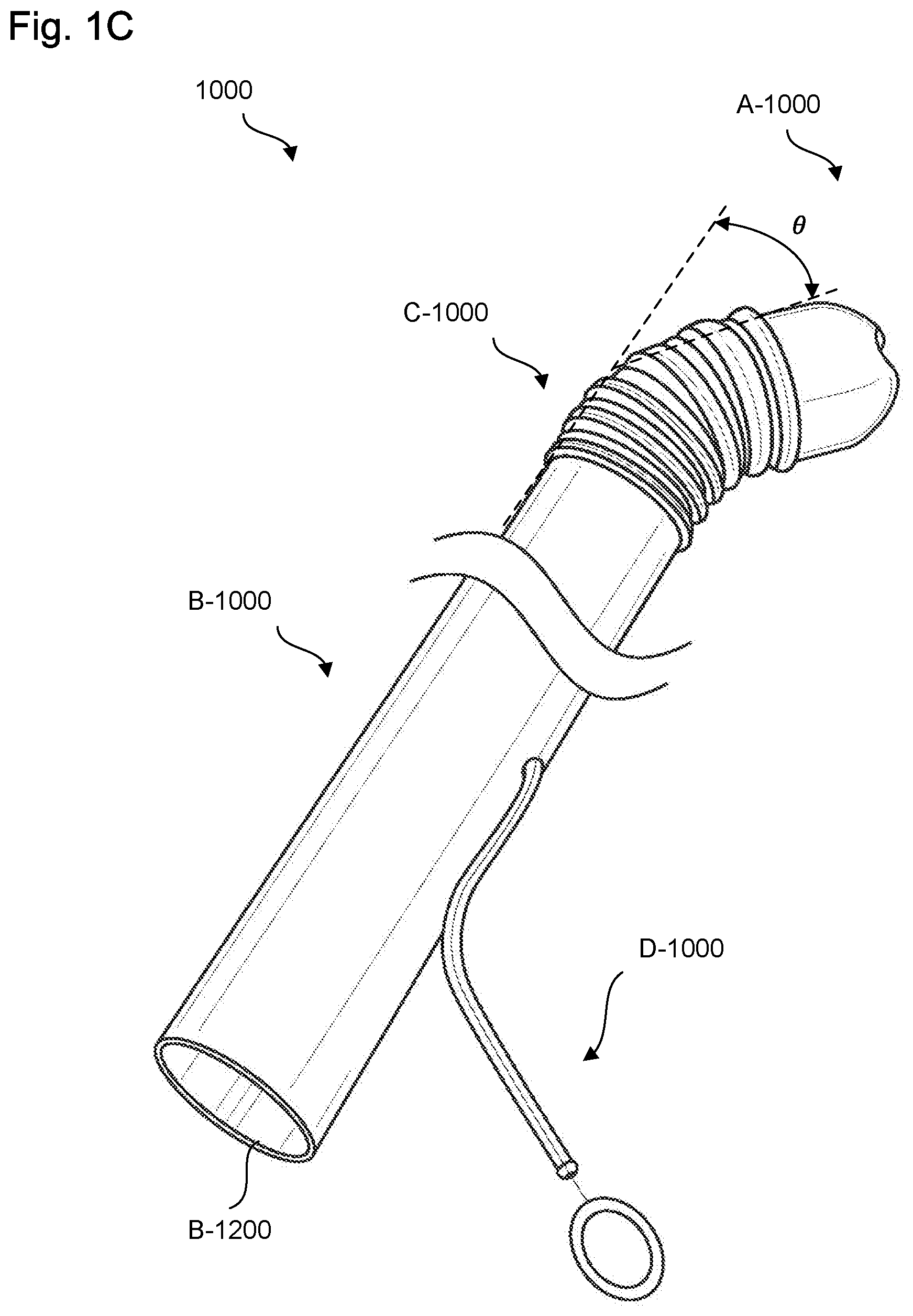Patent US11779736 Figure 3 – Adjustable neck catheter