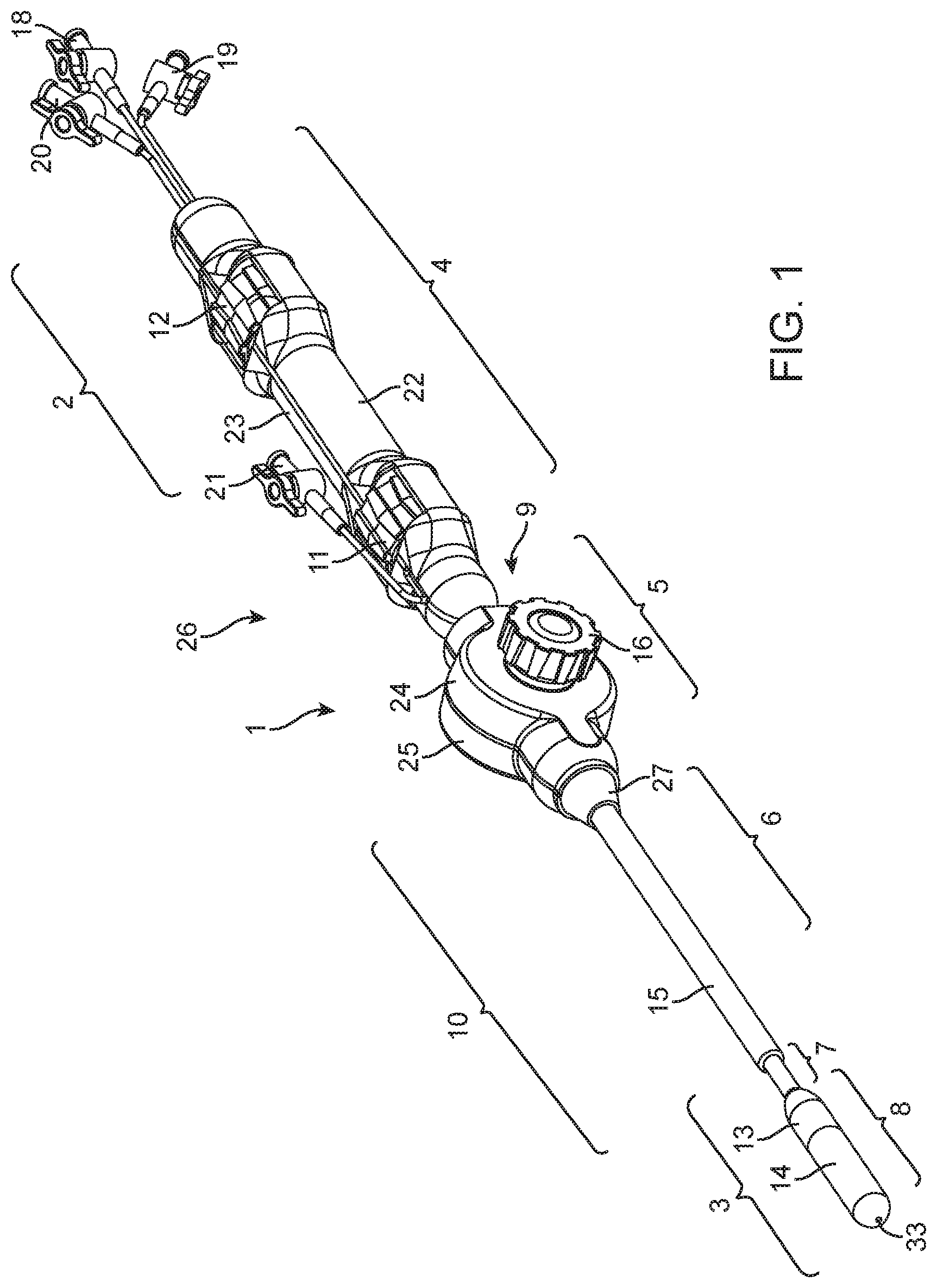 Patent US11779742 Figure 1 – Introducer with hemostasis mechanism