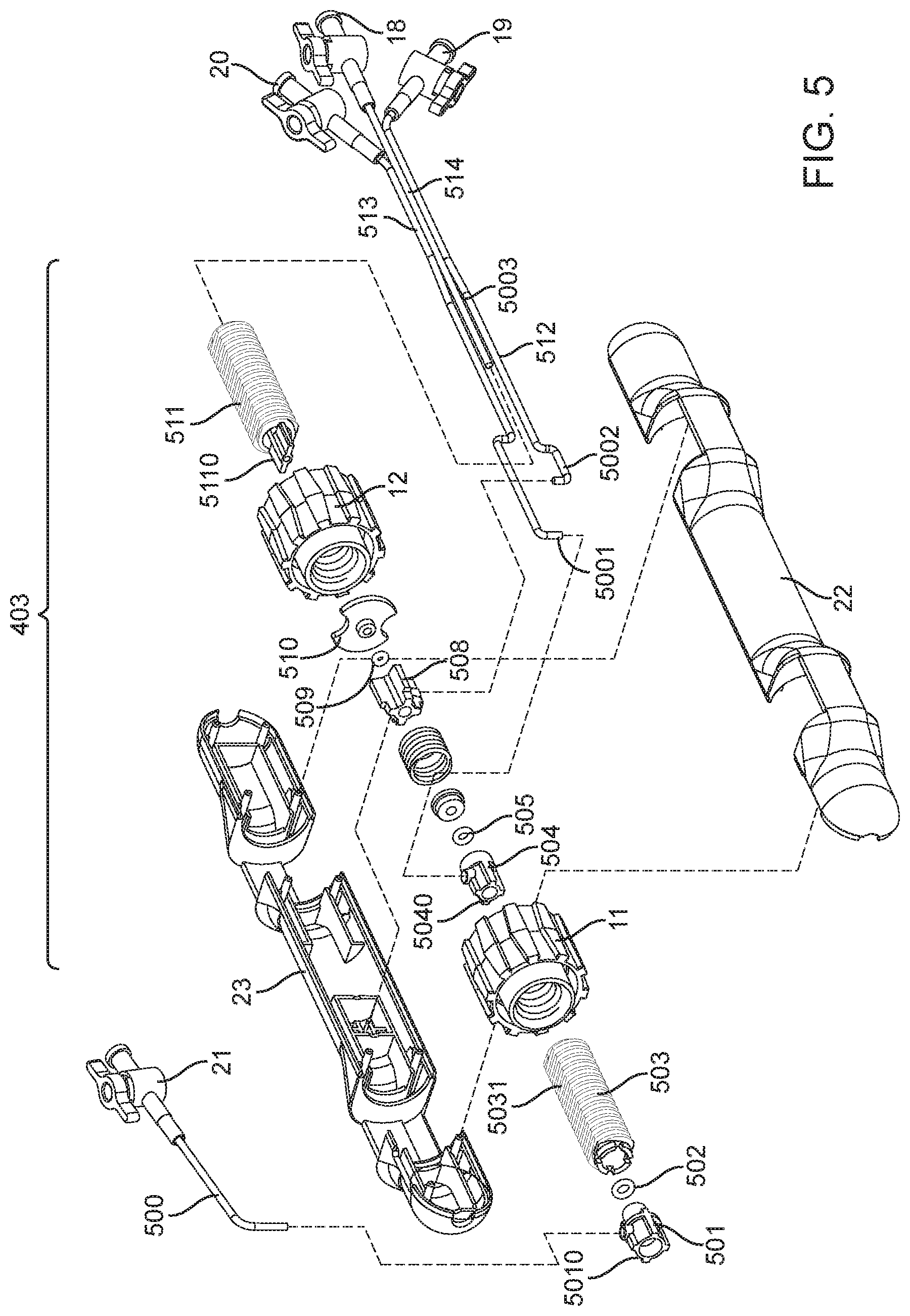 Patent US11779742 Figure 6 – Introducer with hemostasis mechanism