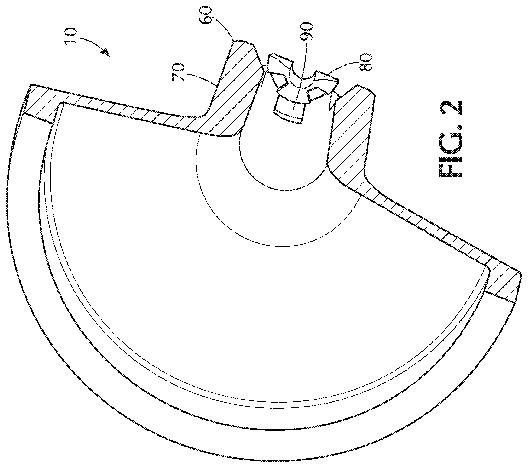 Patent US11779745 Figure 2 – Flush enhancing male luer tip design for syringes and any luer connector