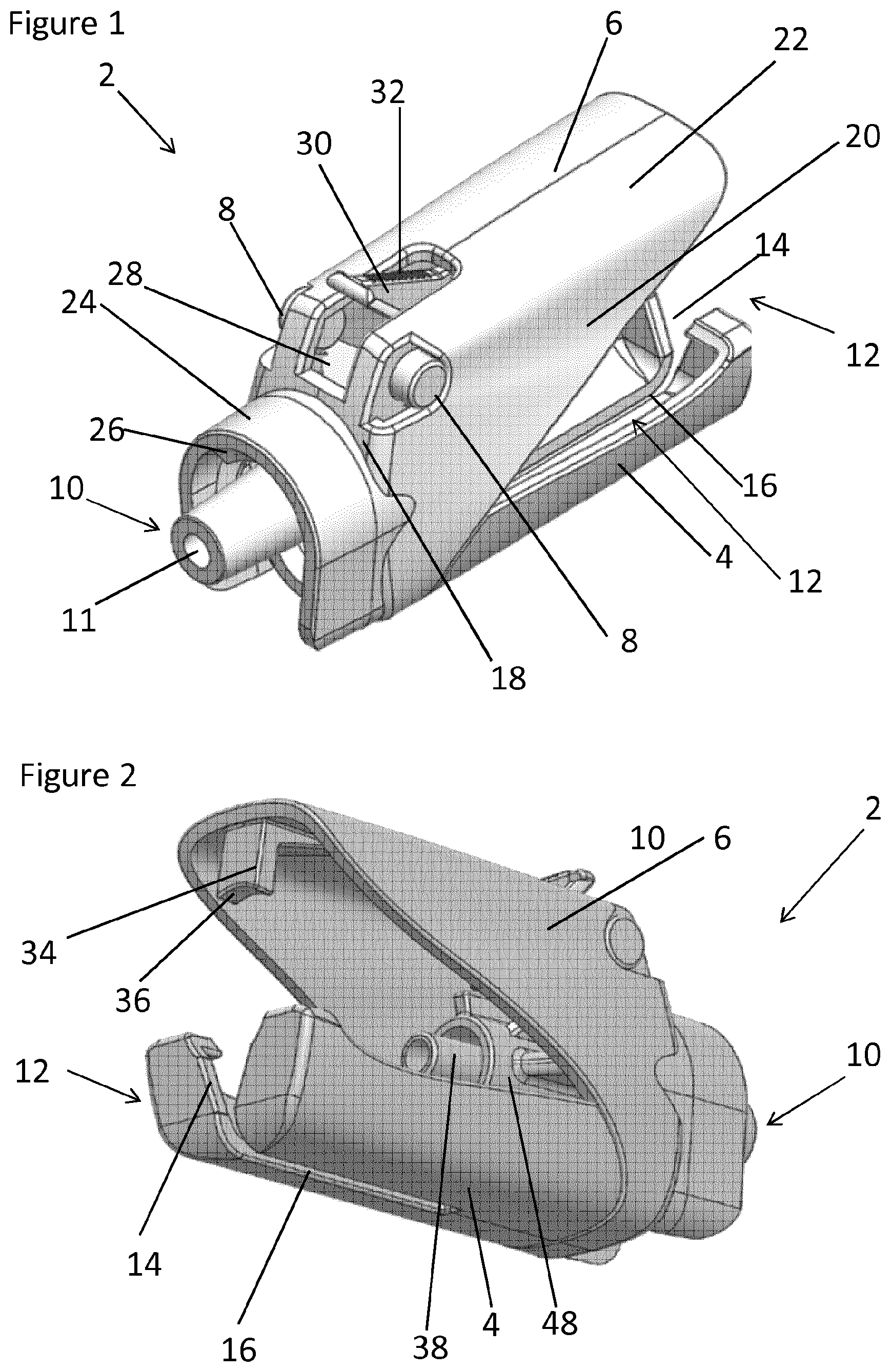 Patent US11779746 Figure 1 – Fluid transfer connectors