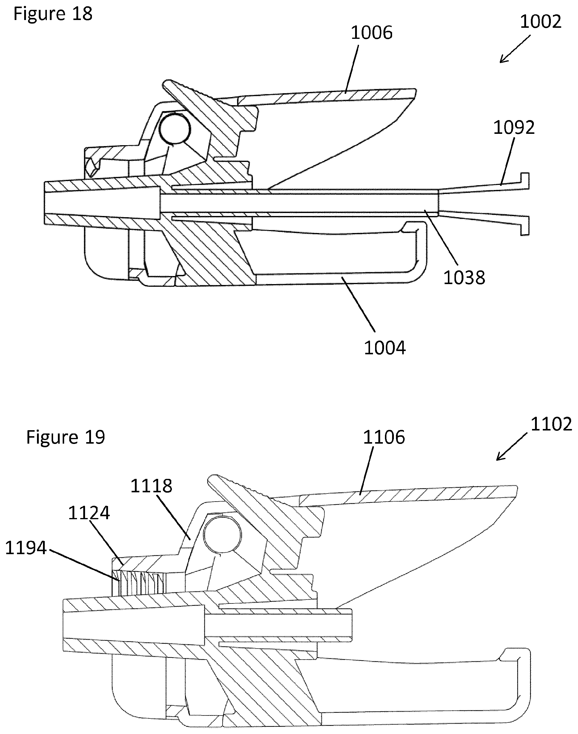 Patent US11779746 Figure 16 – Fluid transfer connectors