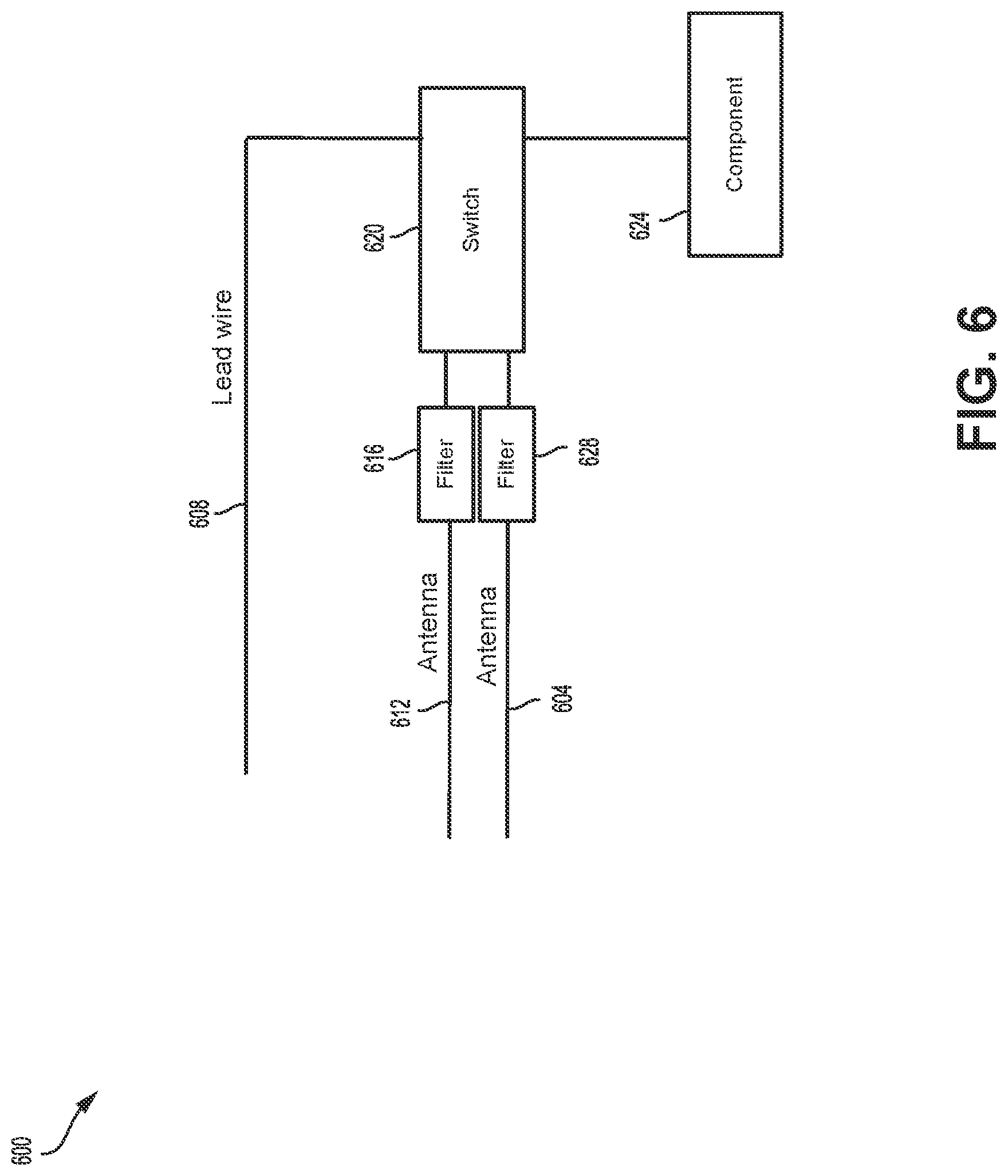Patent US11779757 Figure 6 – MRI-compatible implantable medical devices