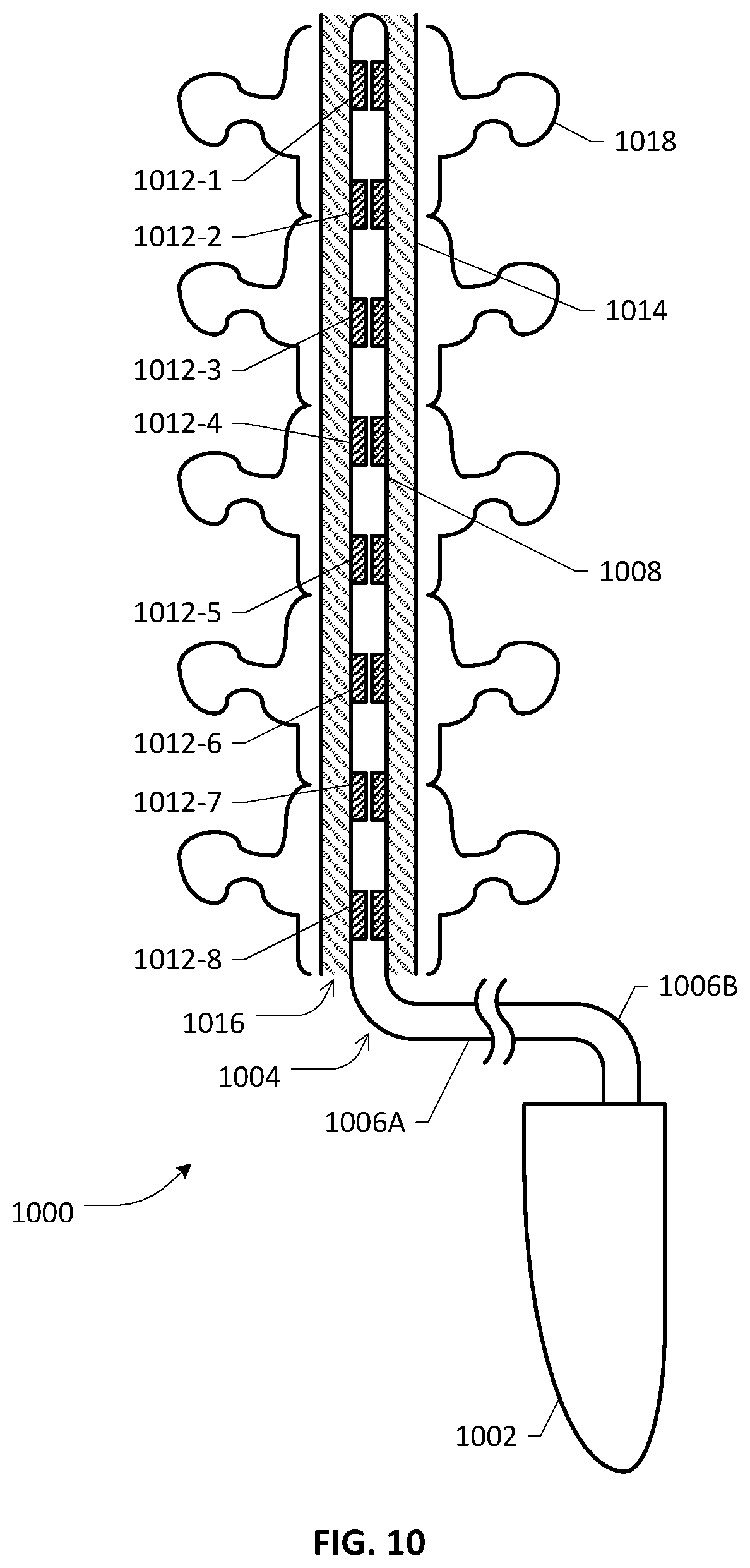 Patent US11779763 Figure 10 – Capacitive voltage multiplier for providing adjustable control during a stimulation pulse