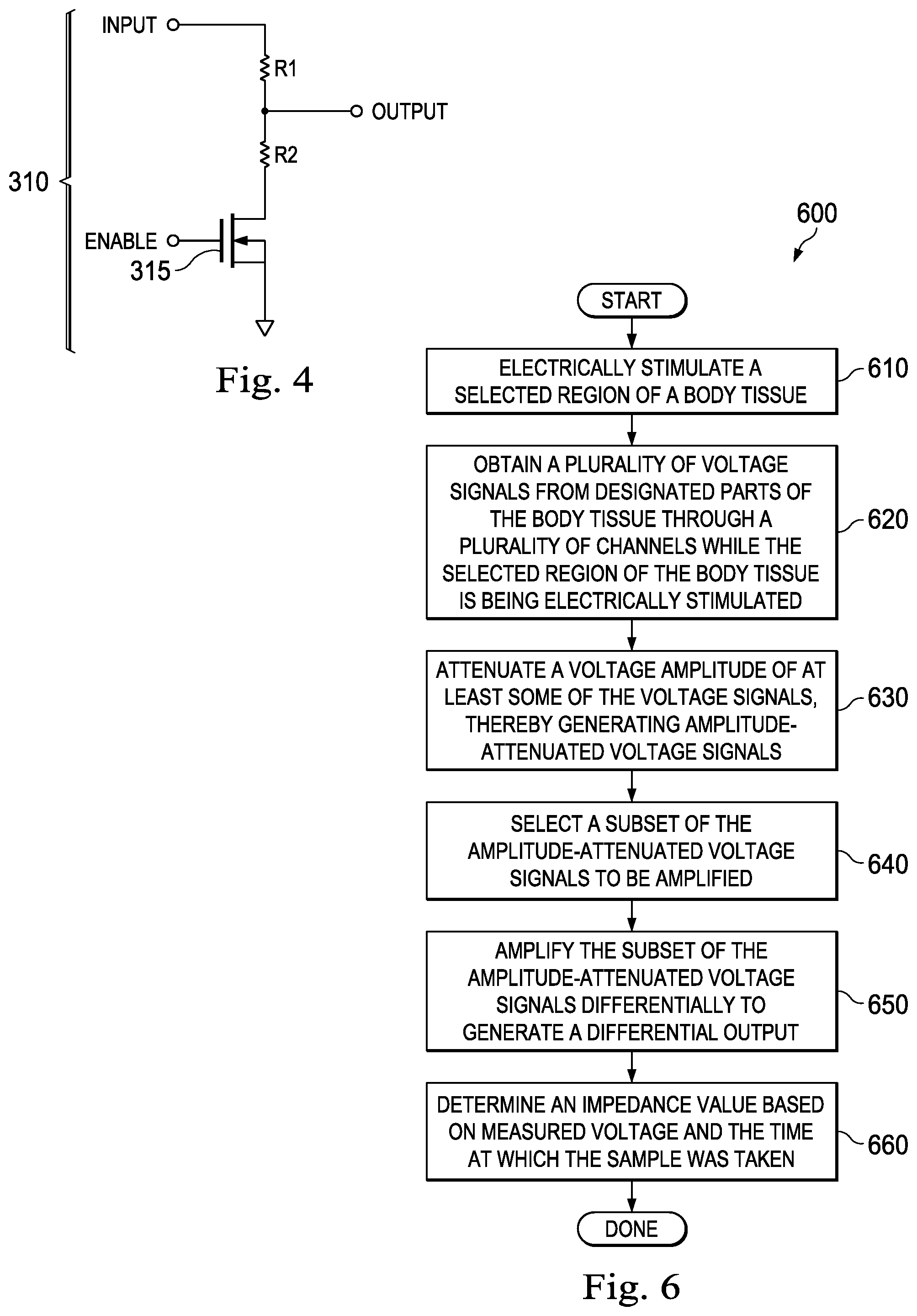 Patent US11779766 Figure 4 – Measuring load impedance with active stimulation pulses in an implanted pulse generator