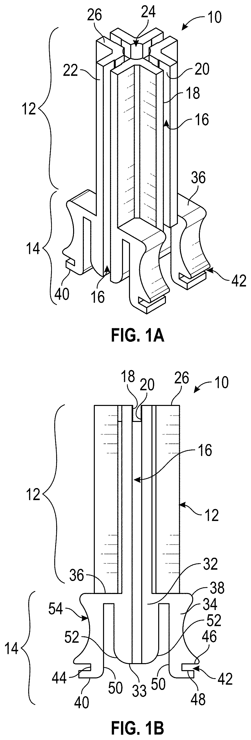 Patent US11779773 Figure 1 – Modular post and partition assembly for equipment sterilization