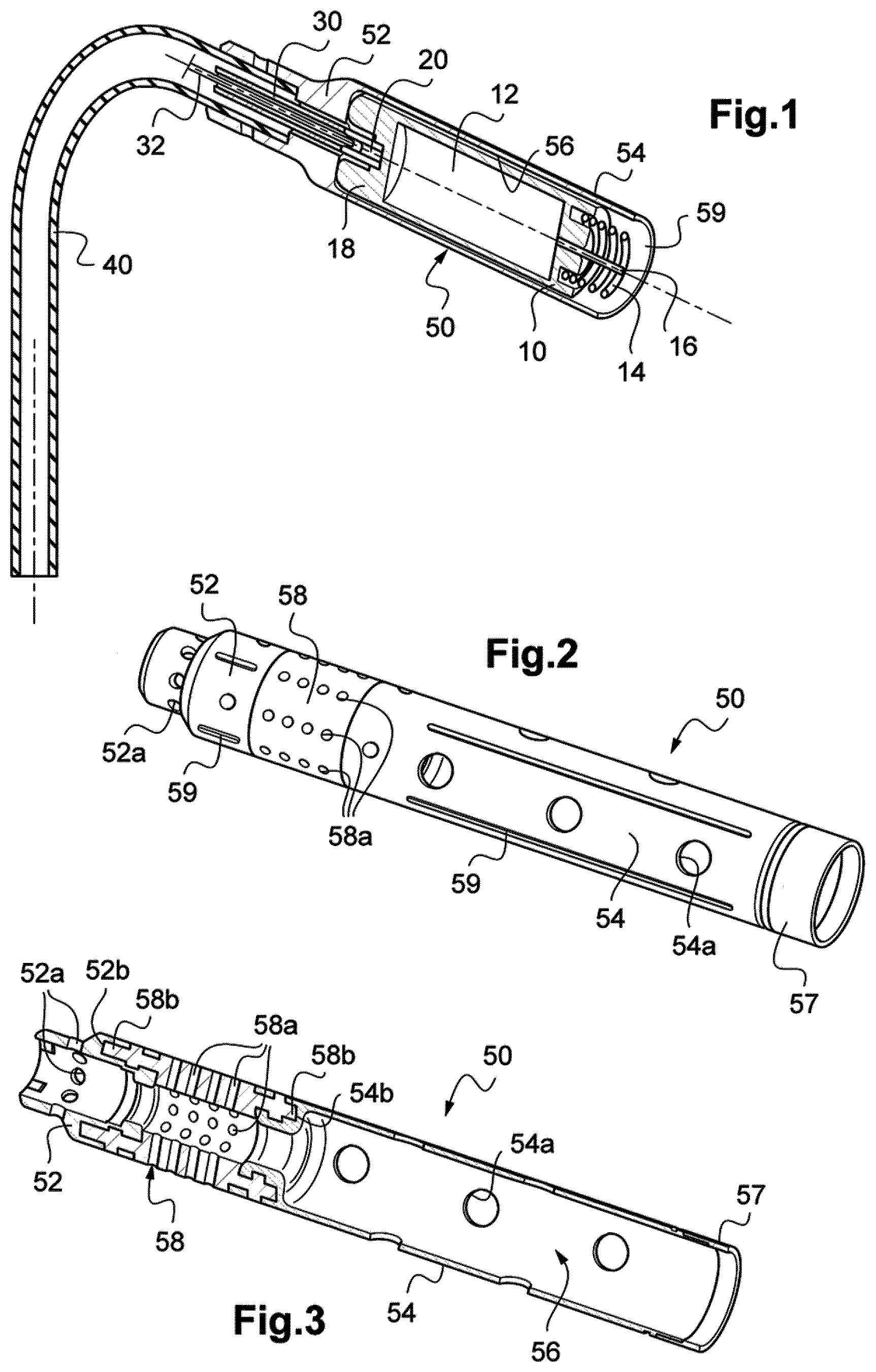 Patent US11779774 Figure 1 – In situ implantation accessory for an autonomous intracardiac capsule