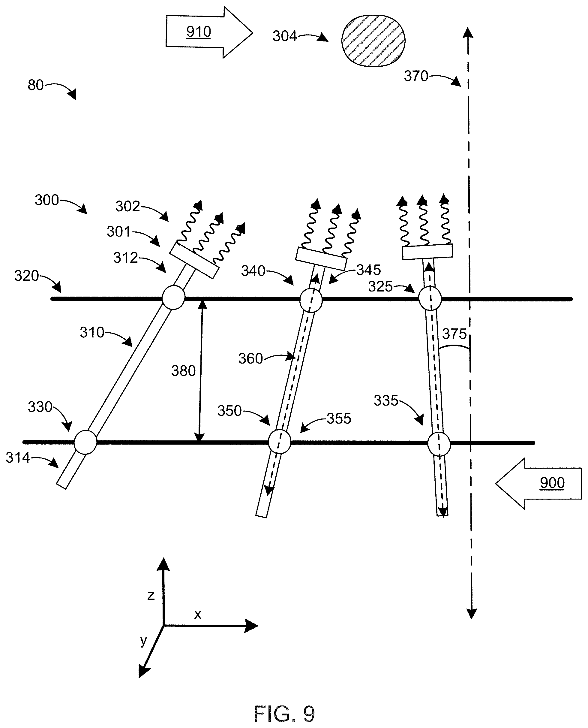 Patent US11779779 Figure 9 – Apparatus and method for directing energy from a multi-element source
