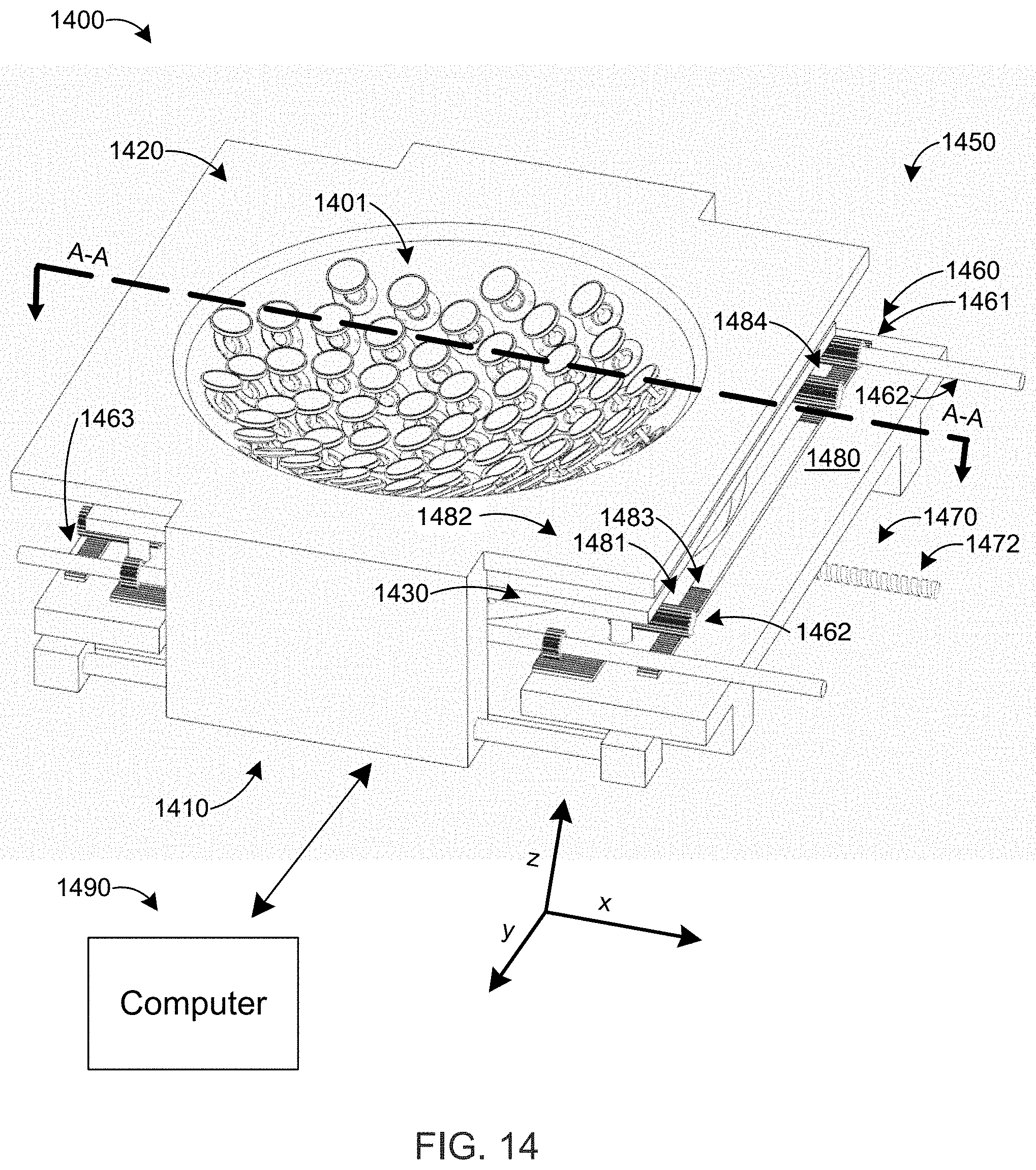 Patent US11779779 Figure 15 – Apparatus and method for directing energy from a multi-element source