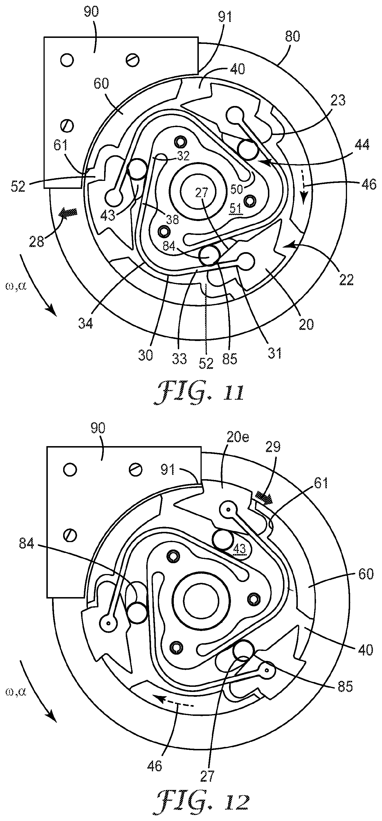 Patent US11779784 Figure 8 – Fall-protection apparatus with braking device comprising flexure-borne pawl and drum-mounted buttress