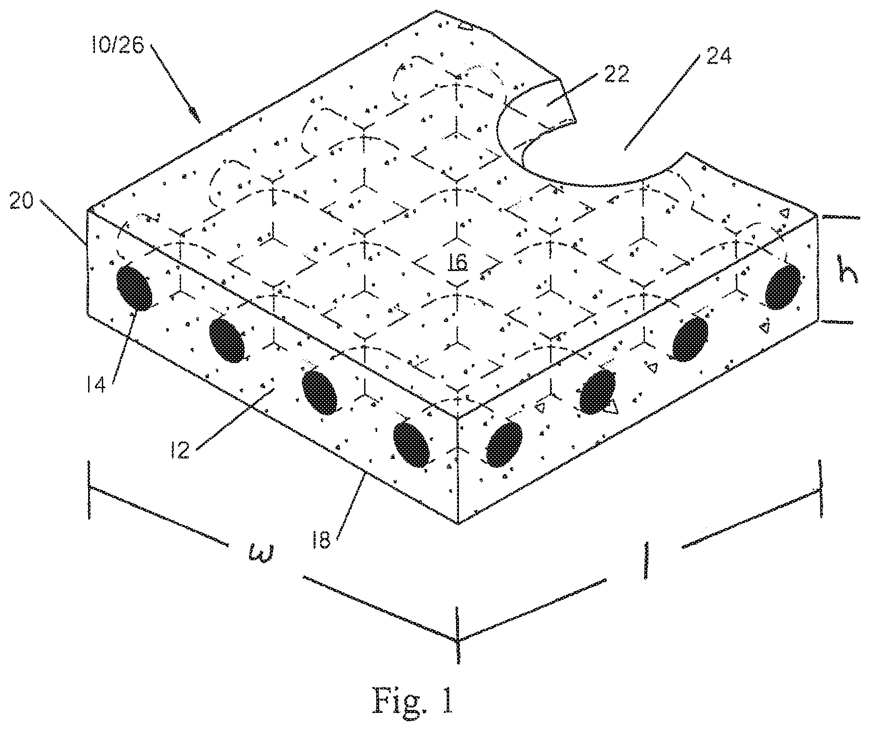 Patent US11779787 Figure 1 – Sealant having fireworthy properties for use with aircraft parts