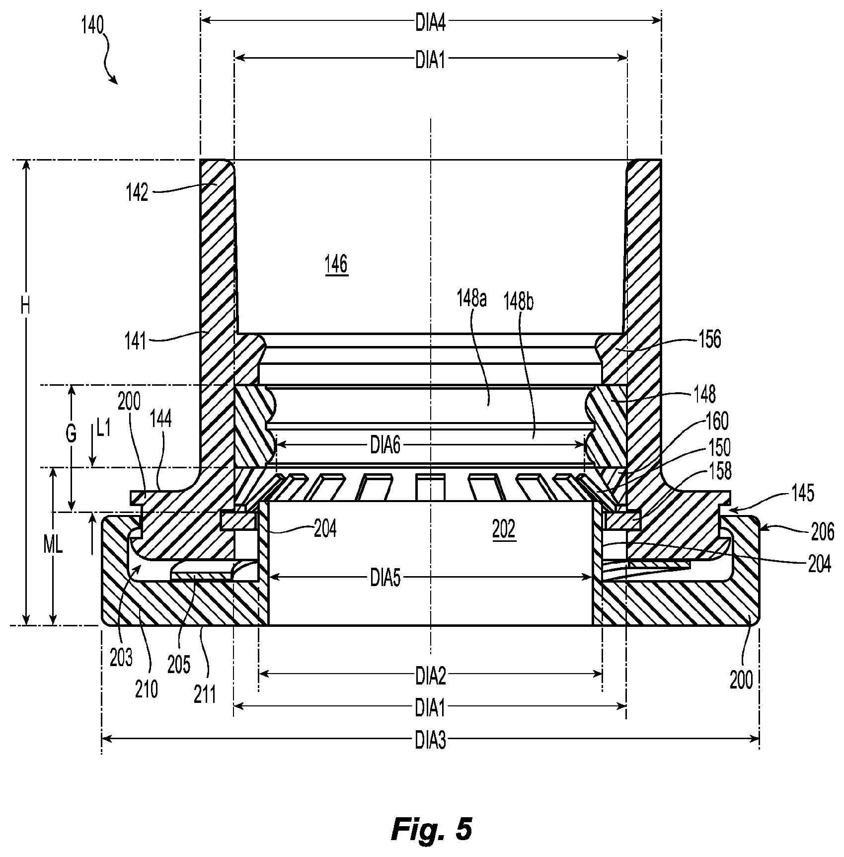 Patent US11779788 Figure 6 – Fire protection sprinkler assemblies and installations with adjustable push-to-connect fittings