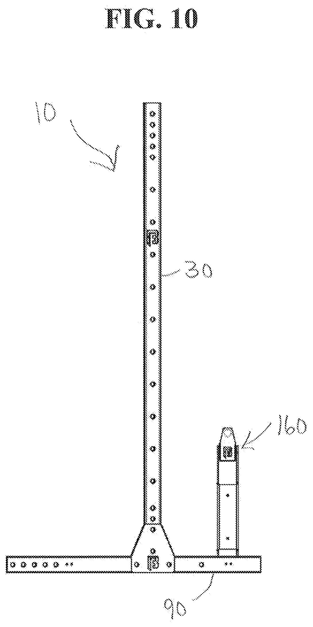Patent US11779792 Figure 10 – Foldable and movable fitness or weight rack