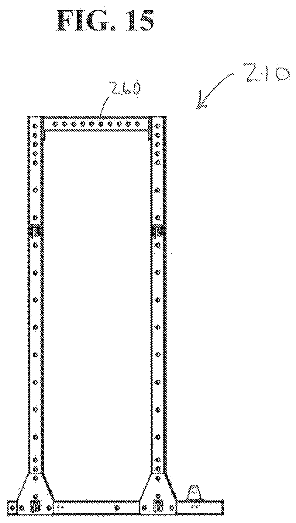 Patent US11779792 Figure 15 – Foldable and movable fitness or weight rack