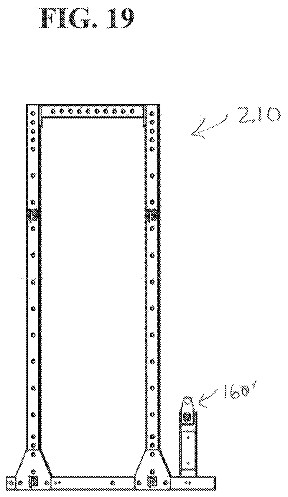Patent US11779792 Figure 19 – Foldable and movable fitness or weight rack