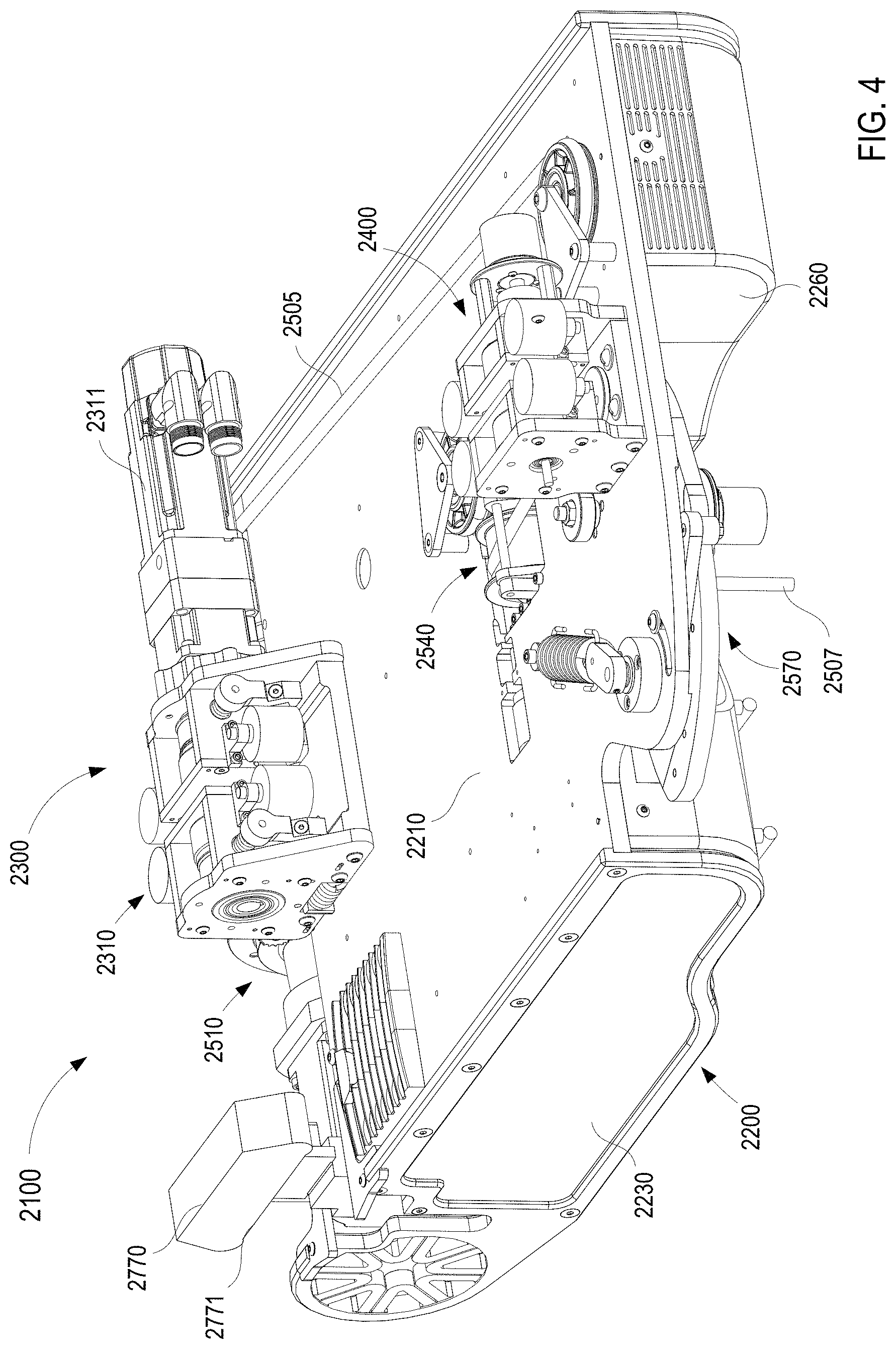 Patent US11779795 Figure 4 – Methods and apparatus for body weight support system