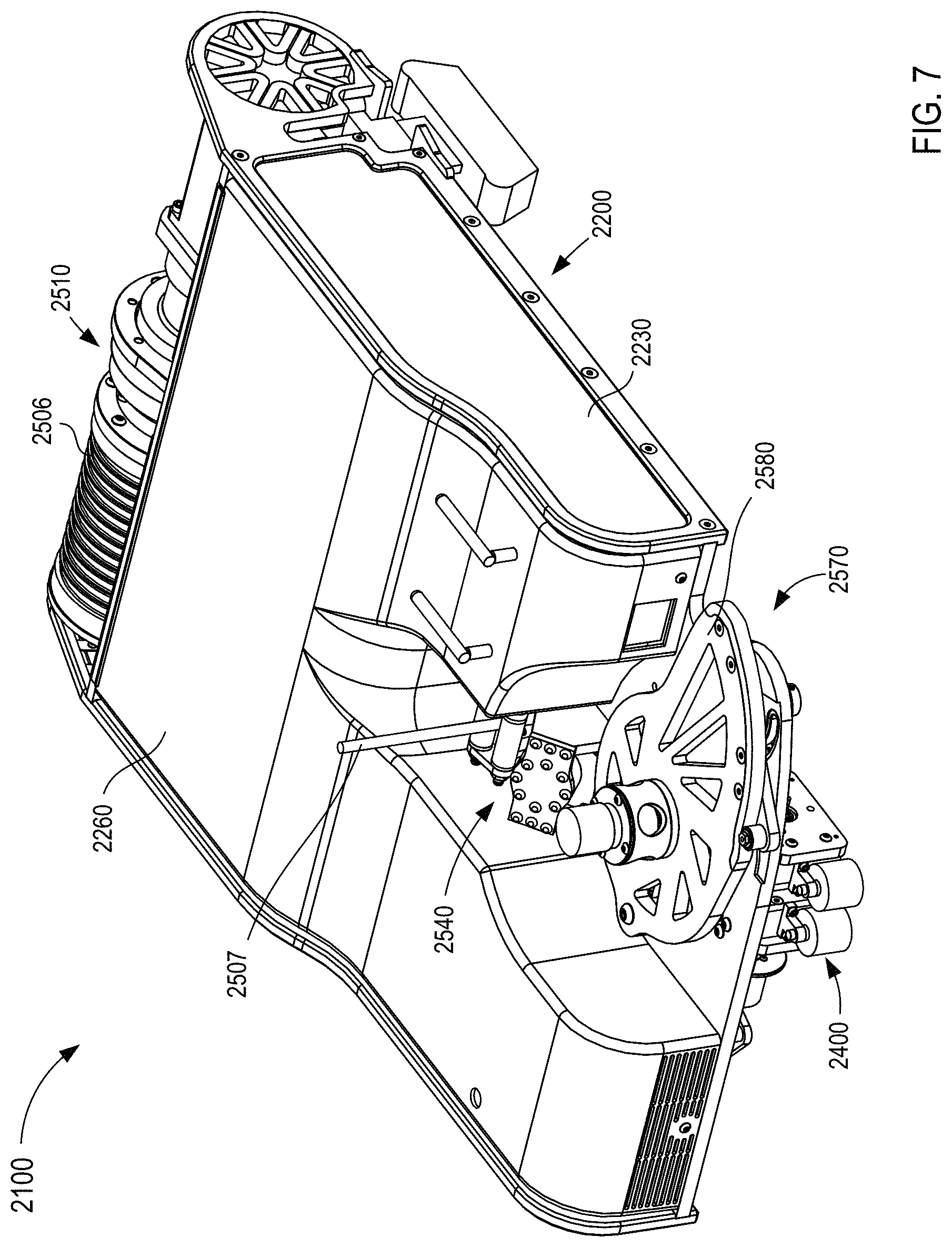 Patent US11779795 Figure 7 – Methods and apparatus for body weight support system