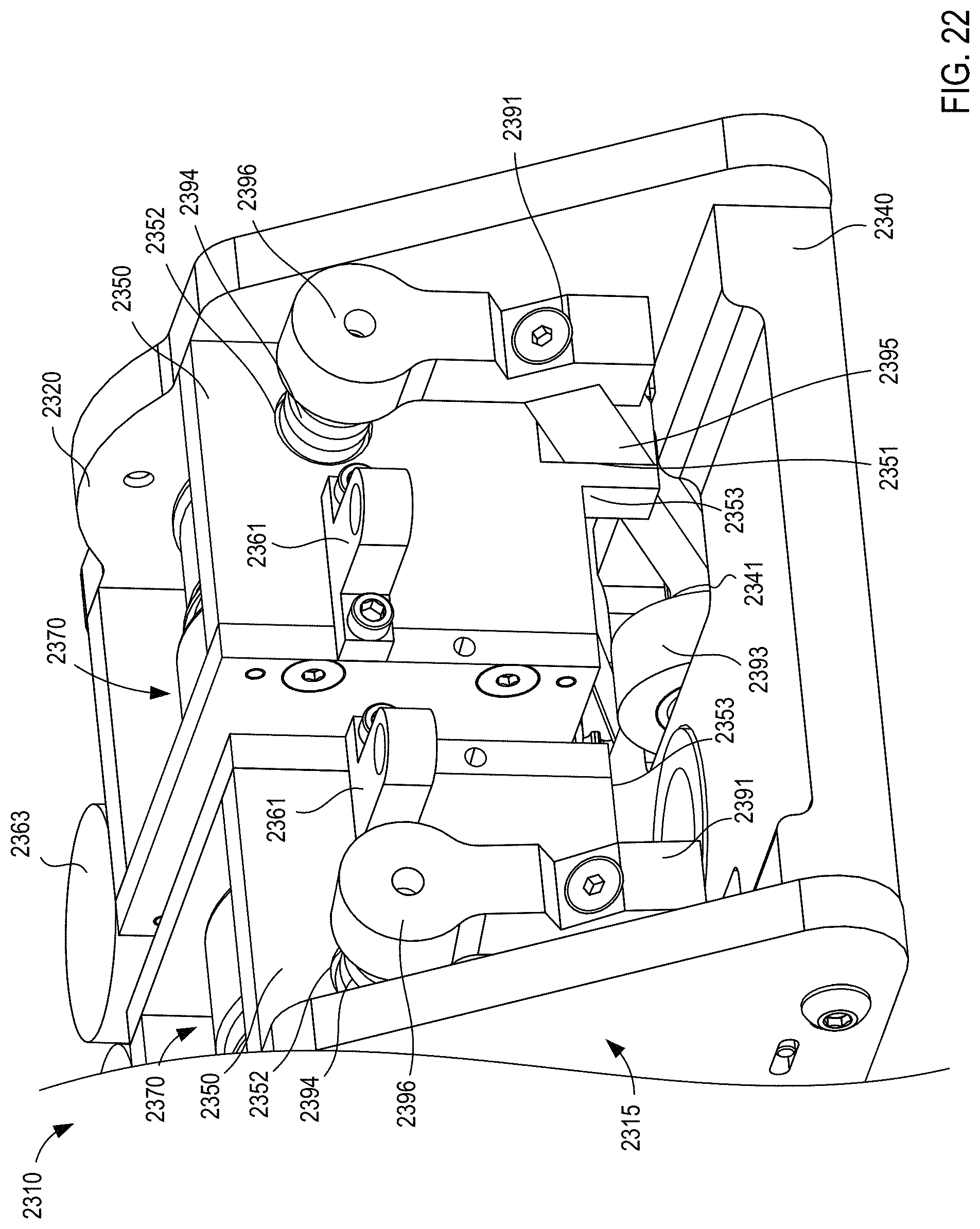 Patent US11779795 Figure 19 – Methods and apparatus for body weight support system