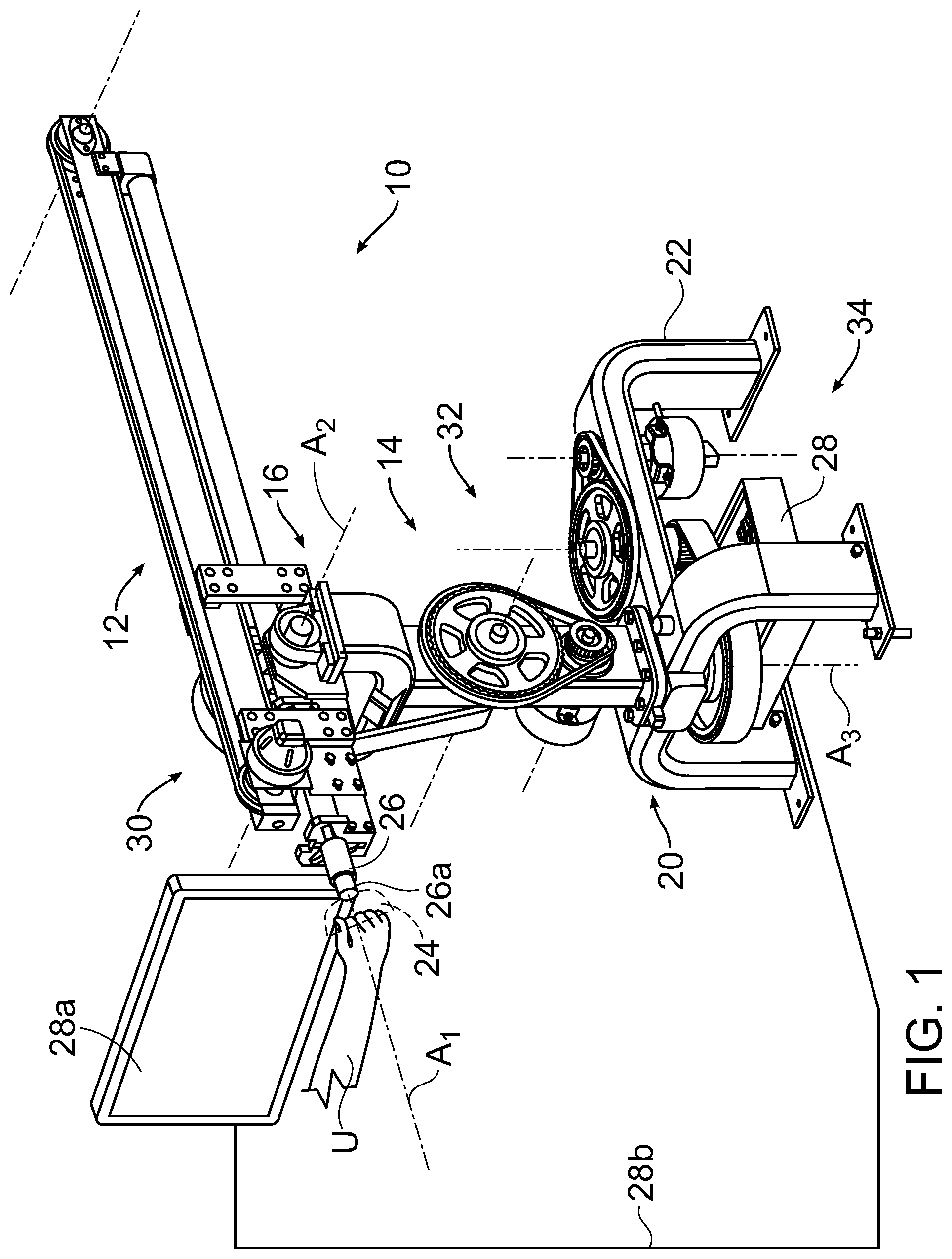 Patent US11779799 — Exercise handle — Figure 1