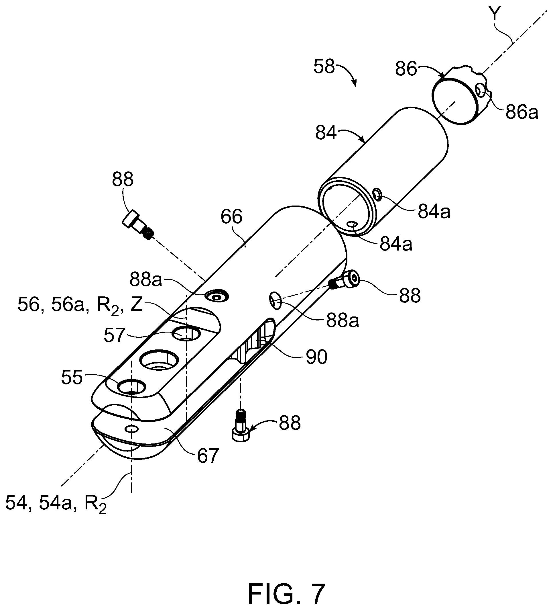 Patent US11779799 Figure 6 – Exercise handle