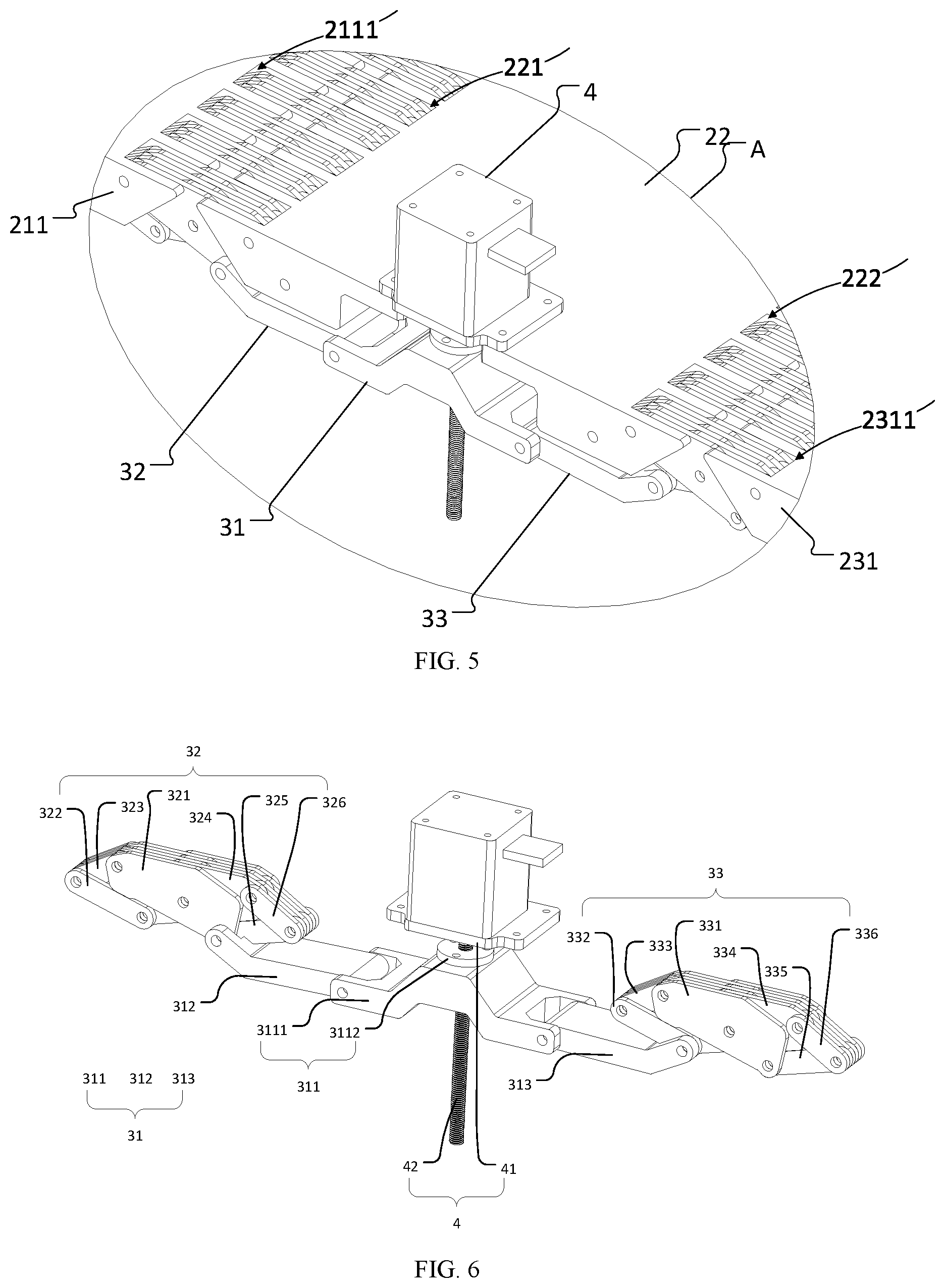 Patent US11779800 Figure 3 – Foldable treadmill