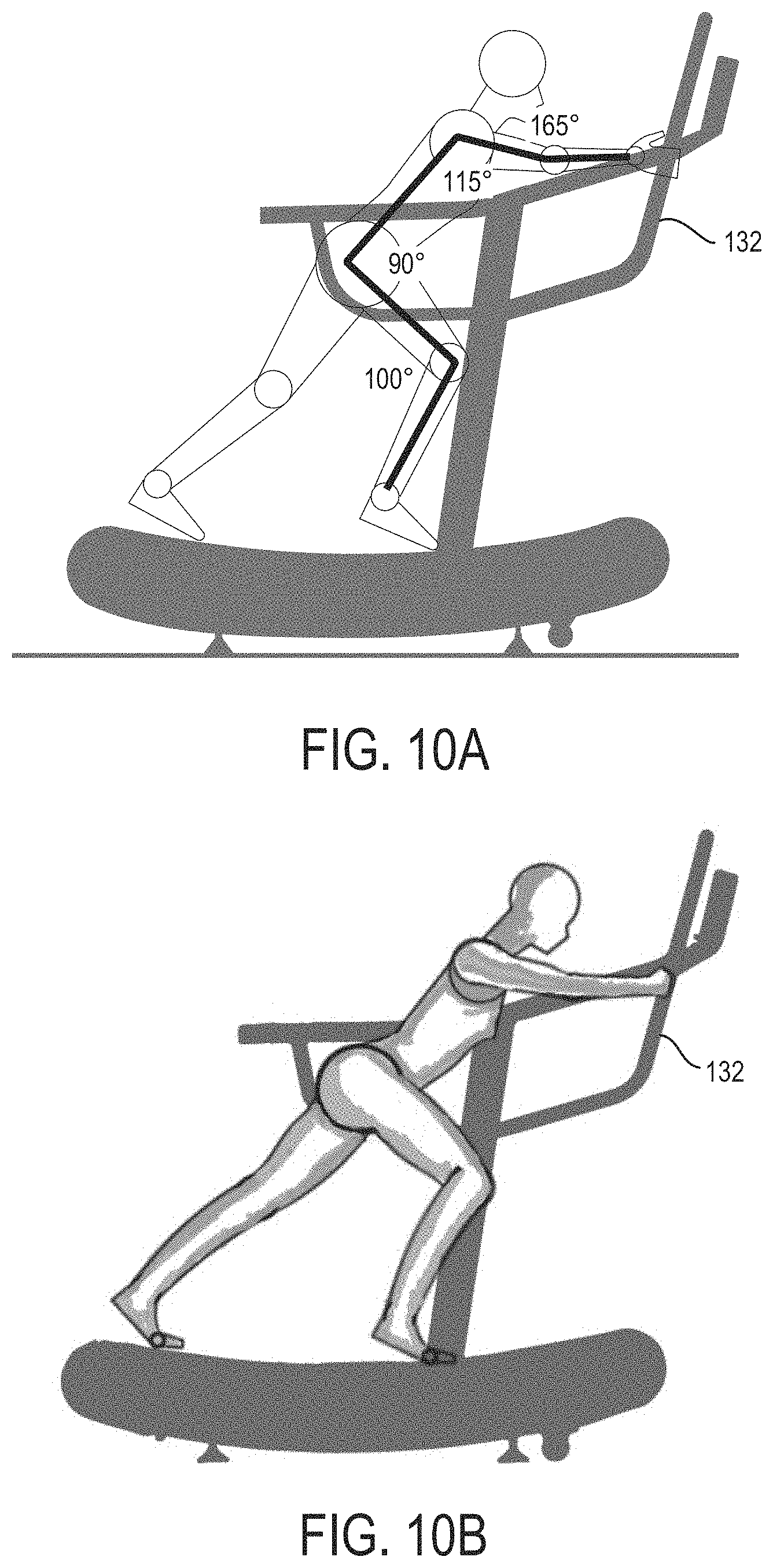 Patent US11779801 Figure 8 – Handrail configuration for a treadmill