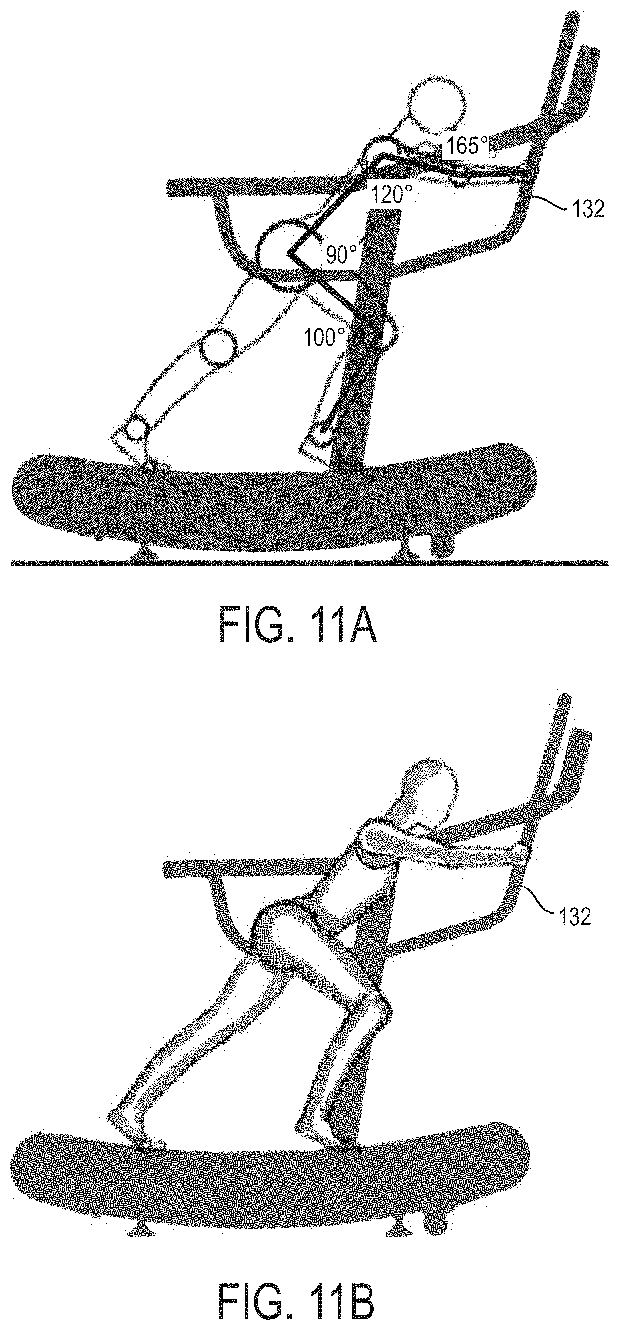 Patent US11779801 Figure 9 – Handrail configuration for a treadmill