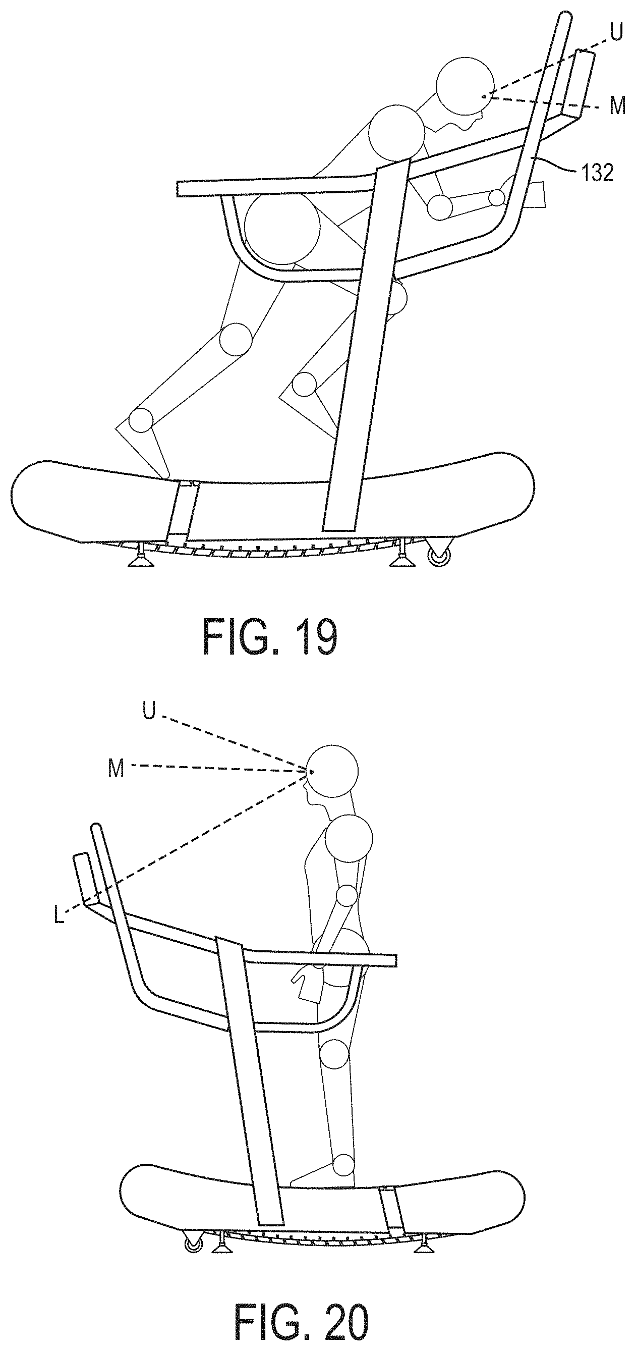 Patent US11779801 Figure 16 – Handrail configuration for a treadmill