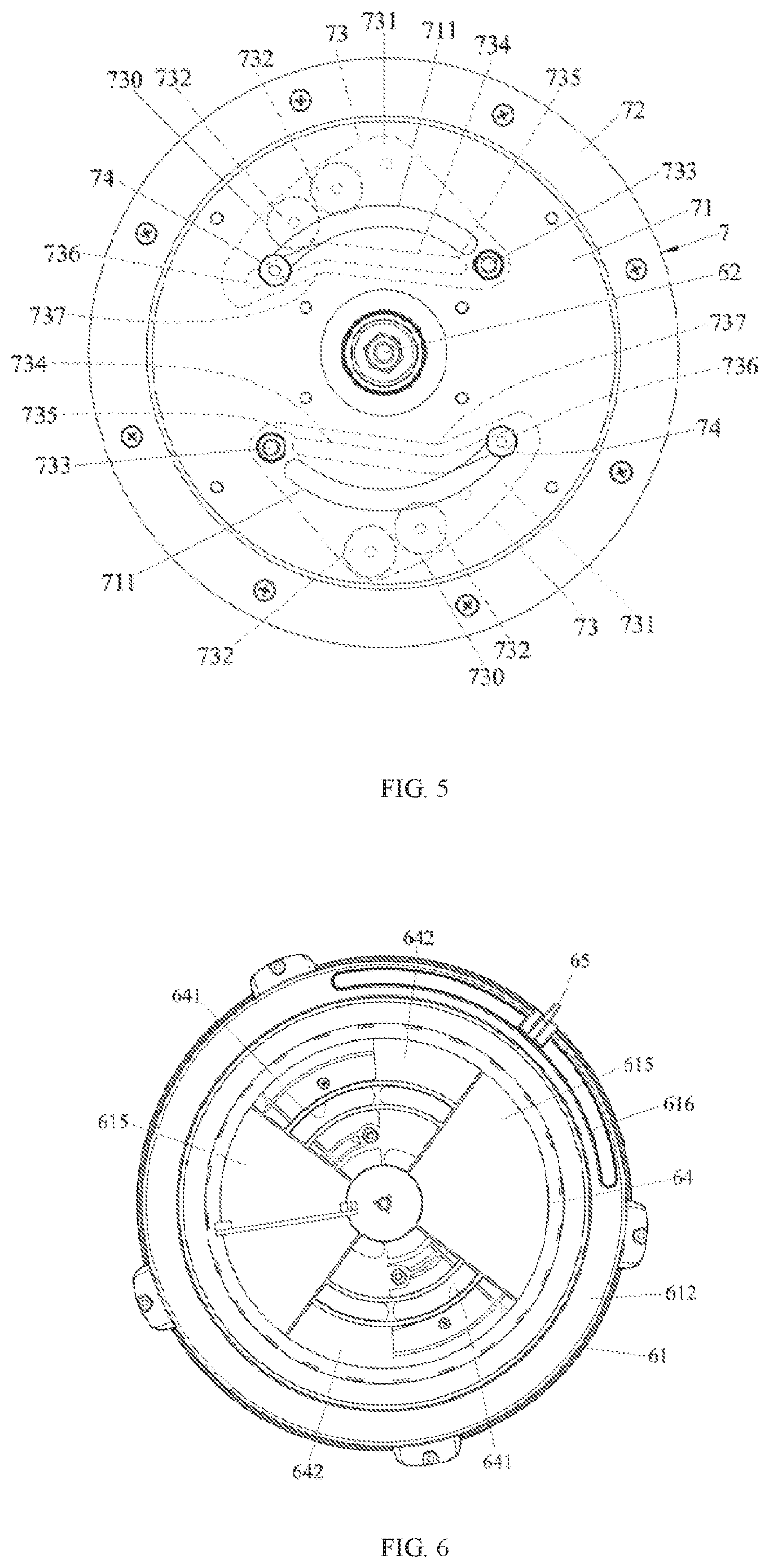 Patent US11779802 Figure 3 – Fitness machine and resistance device thereof