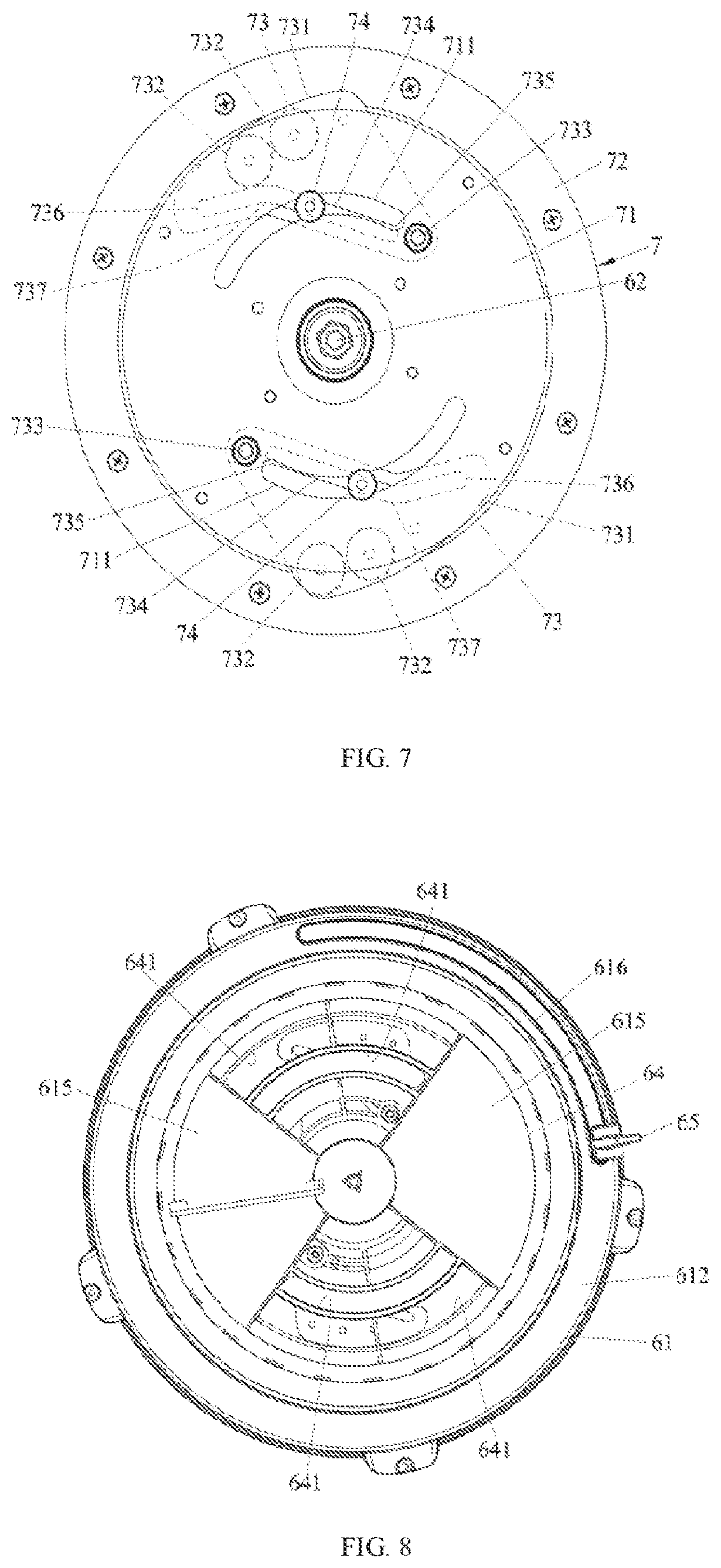 Patent US11779802 Figure 4 – Fitness machine and resistance device thereof