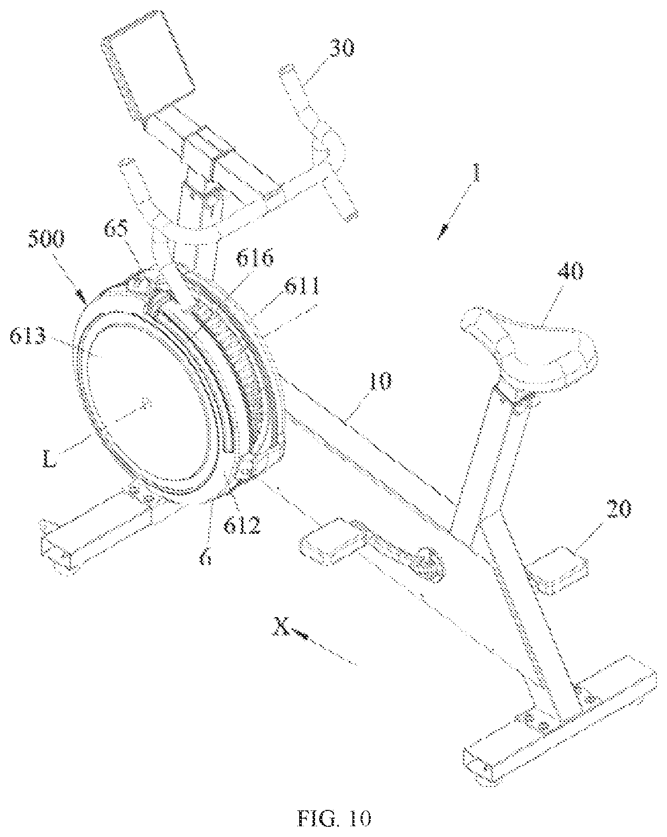 Patent US11779802 Figure 6 – Fitness machine and resistance device thereof