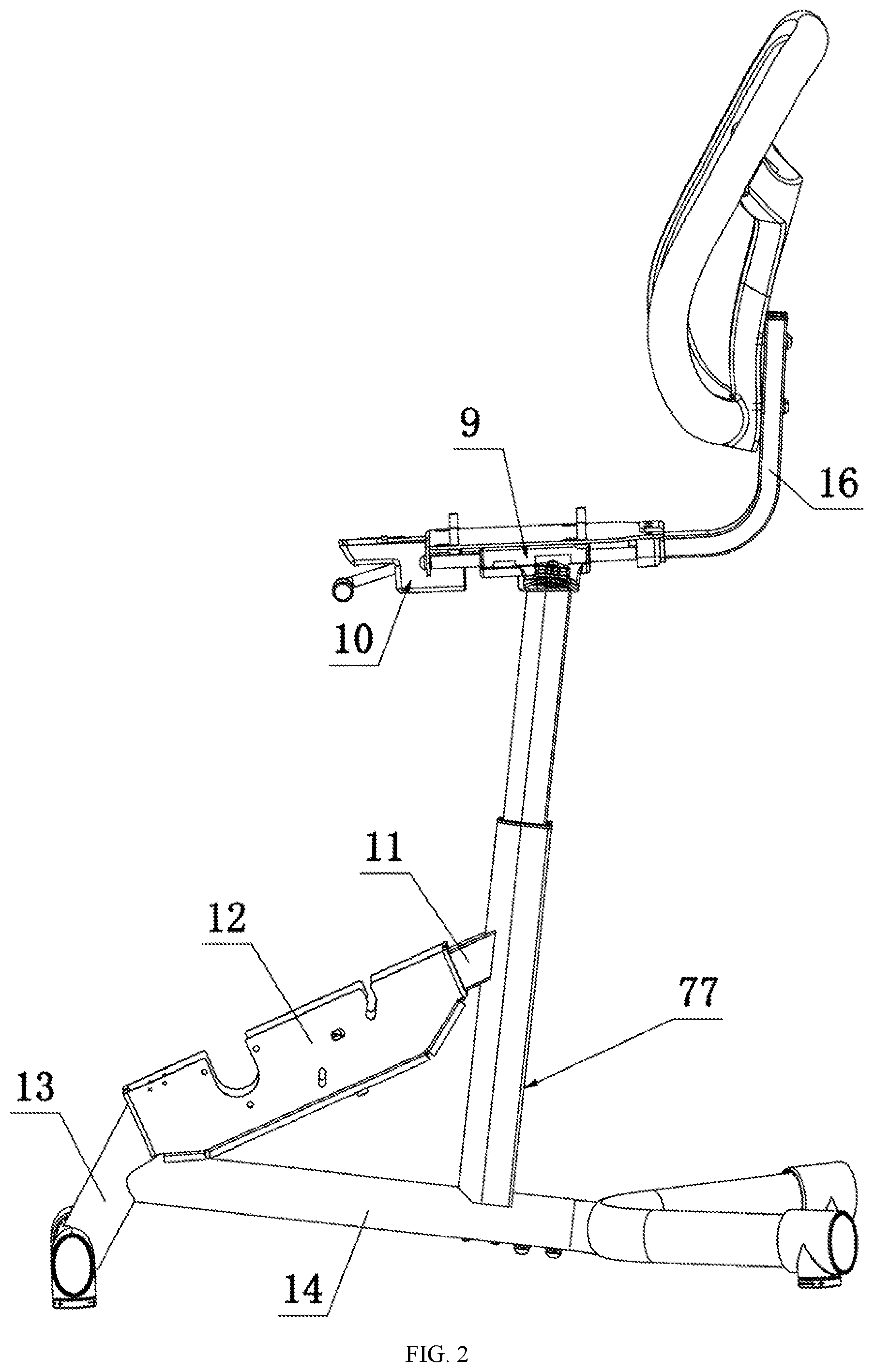 Patent US11779803 Figure 2 – Fitness bike