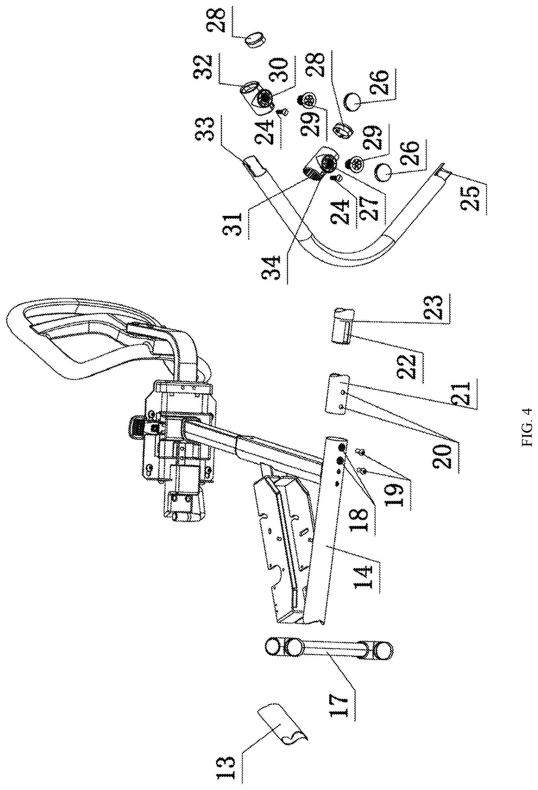 Patent US11779803 Figure 4 – Fitness bike