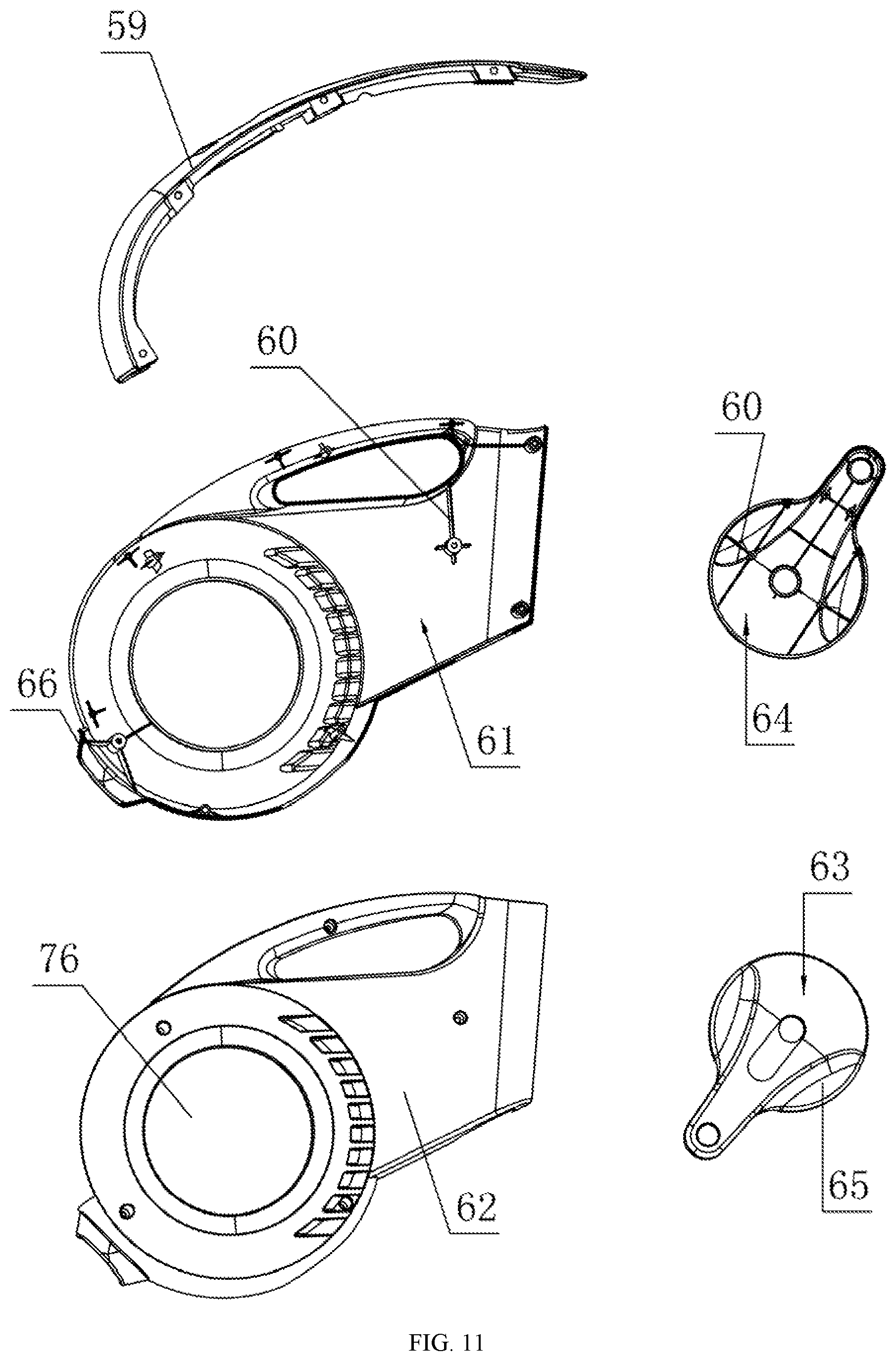 Patent US11779803 Figure 10 – Fitness bike