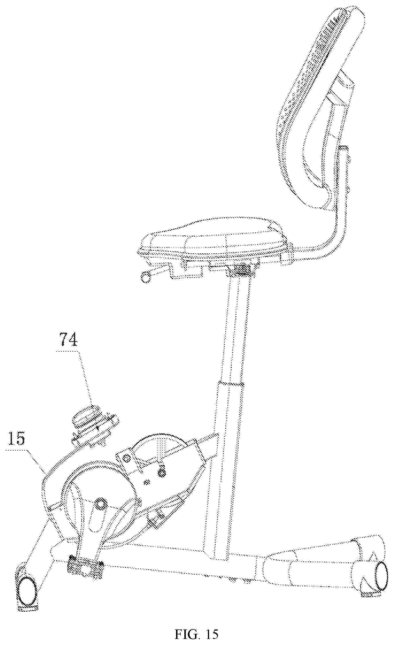Patent US11779803 Figure 13 – Fitness bike